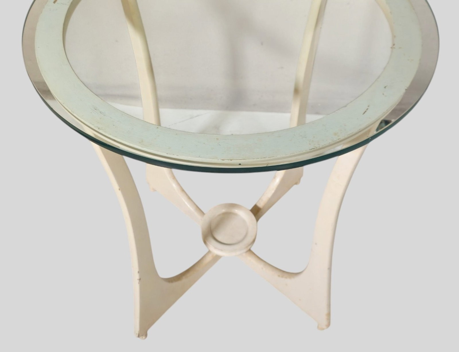MCM Glass Top Table - 2