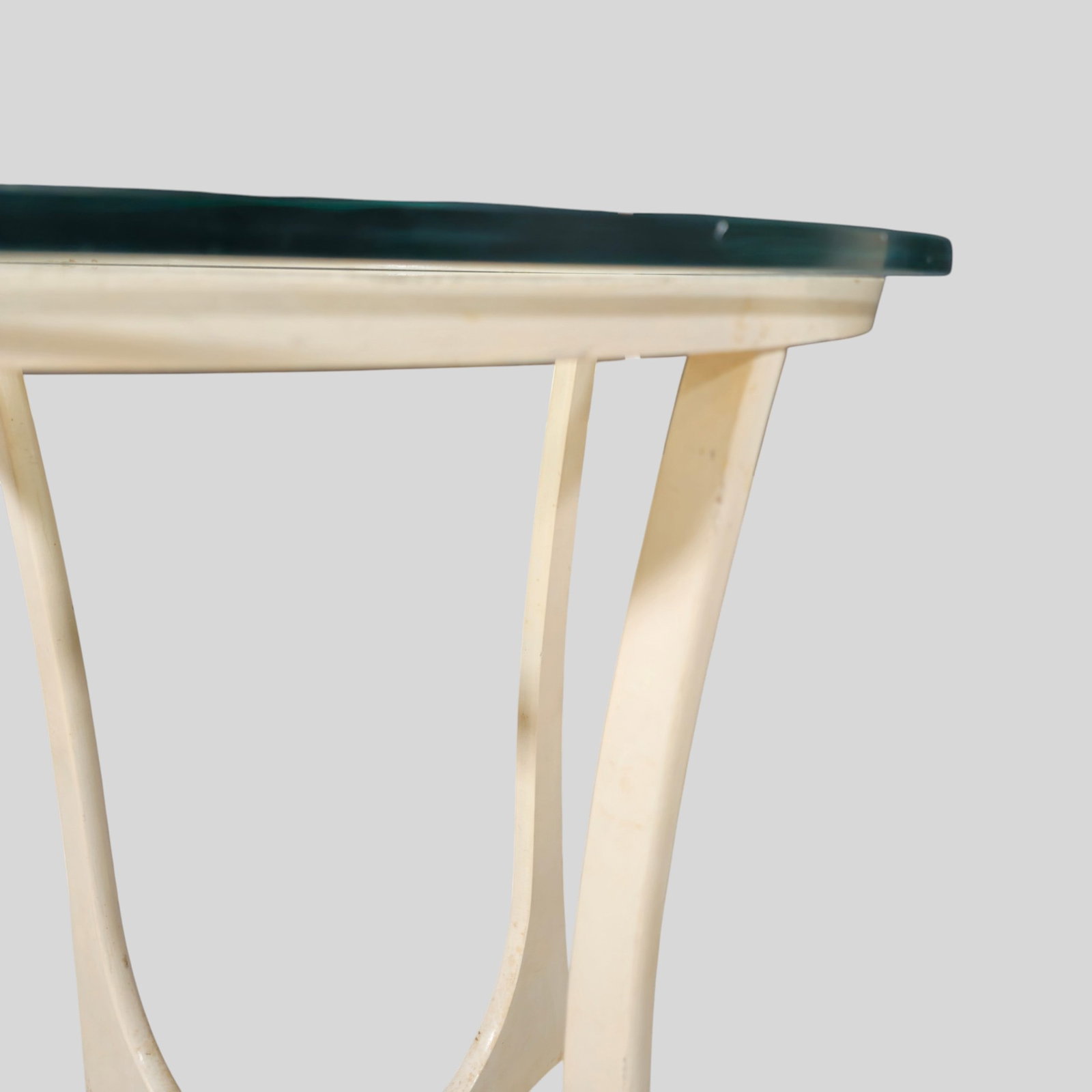 MCM Glass Top Table - 5