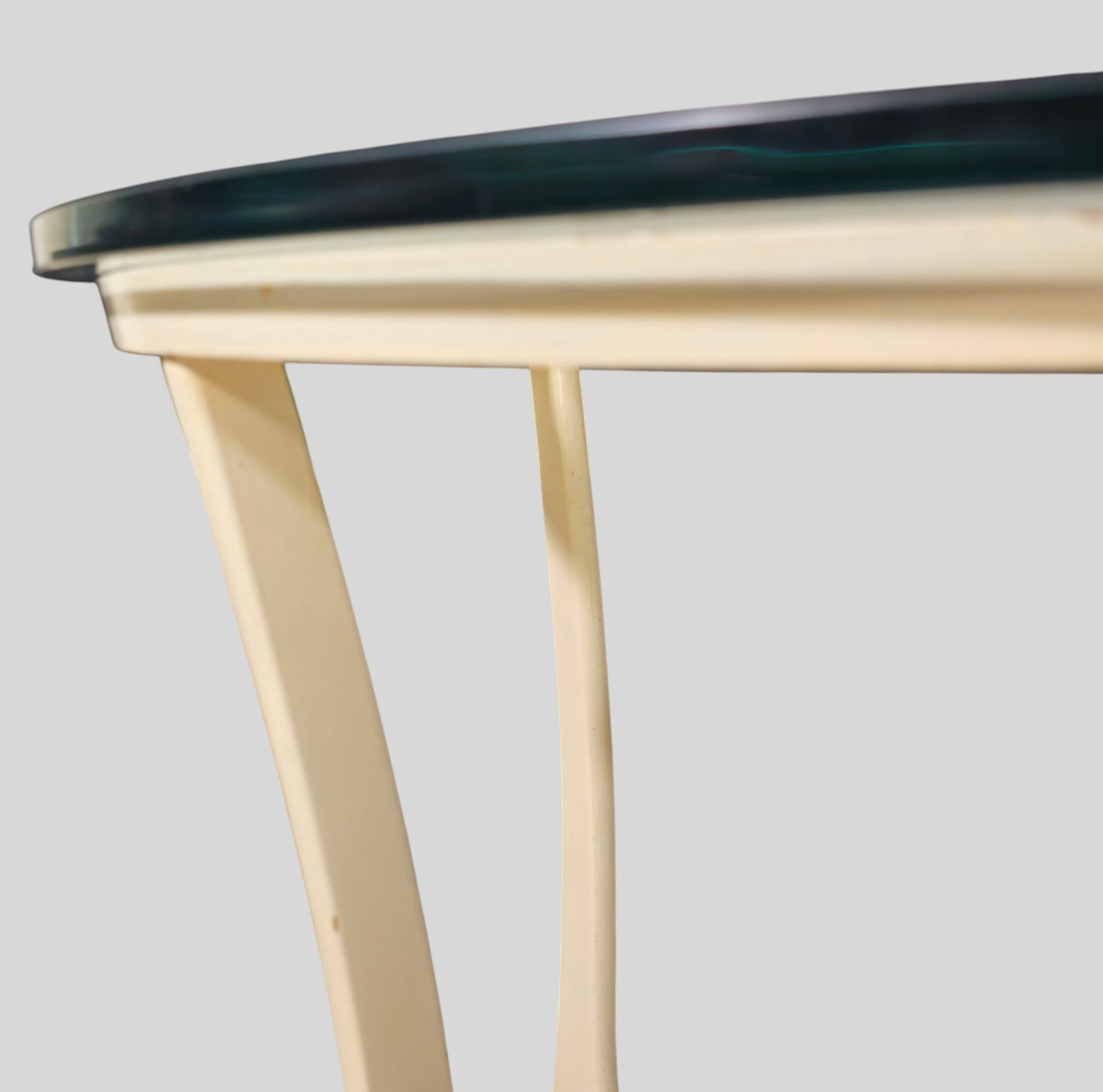 MCM Glass Top Table - 6