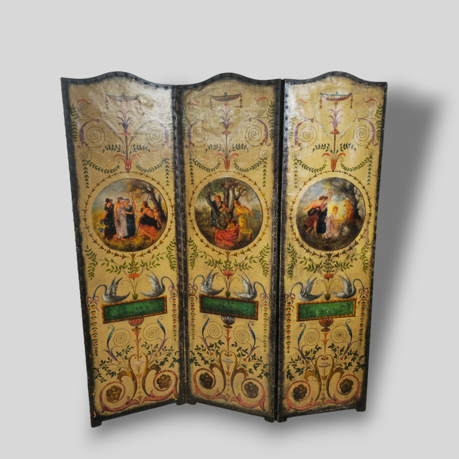 19th Century French Three Panel Screen - 2