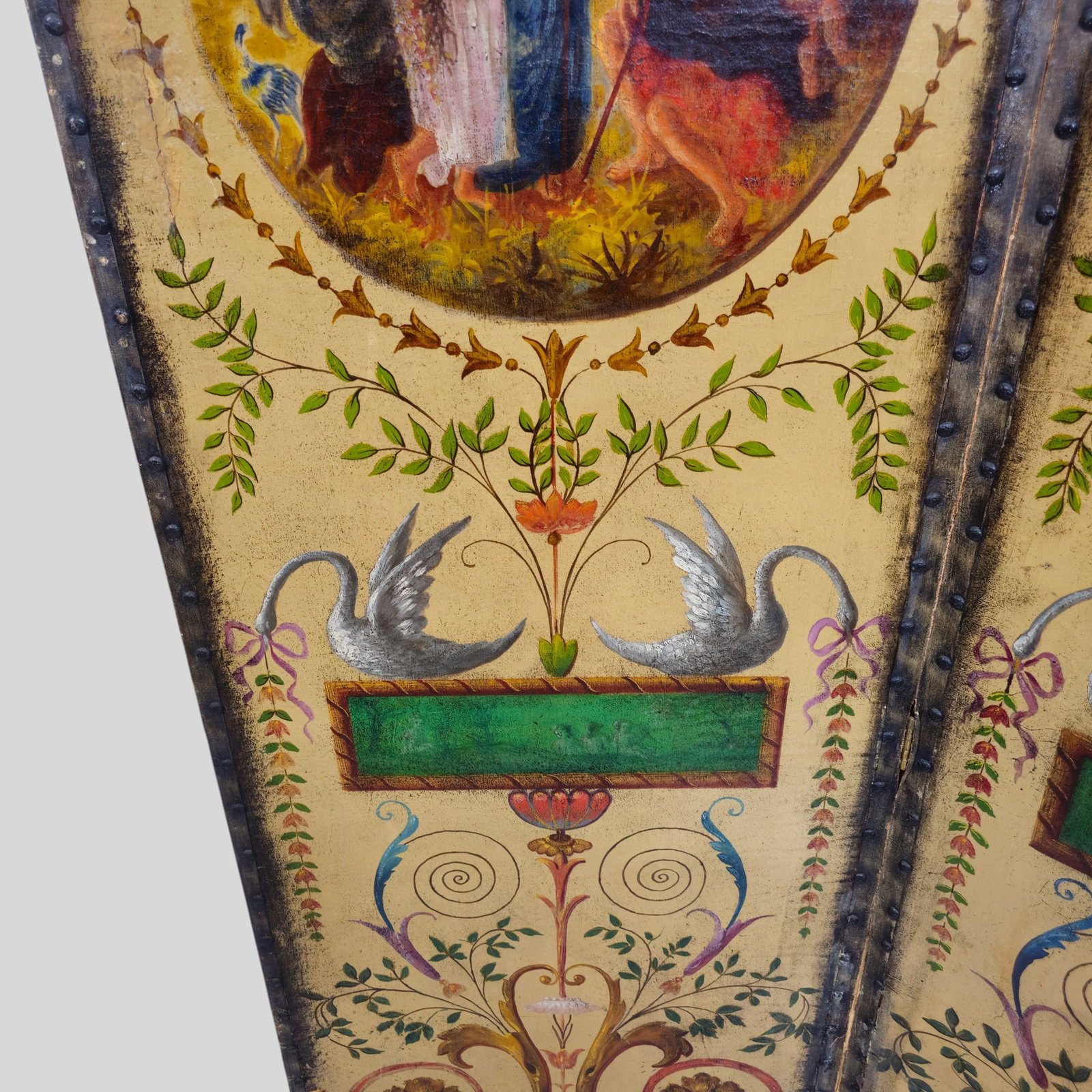 19th Century French Three Panel Screen - 4