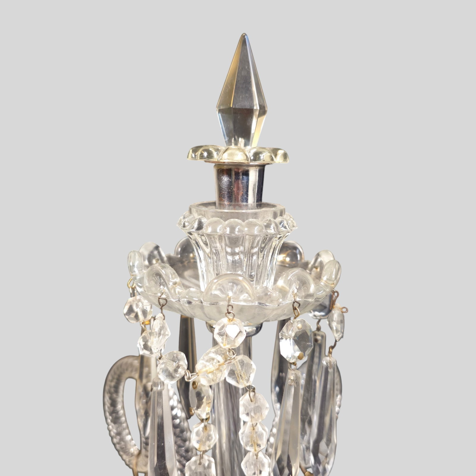 Baccarat Attribution Three Branch Candelabras - 10