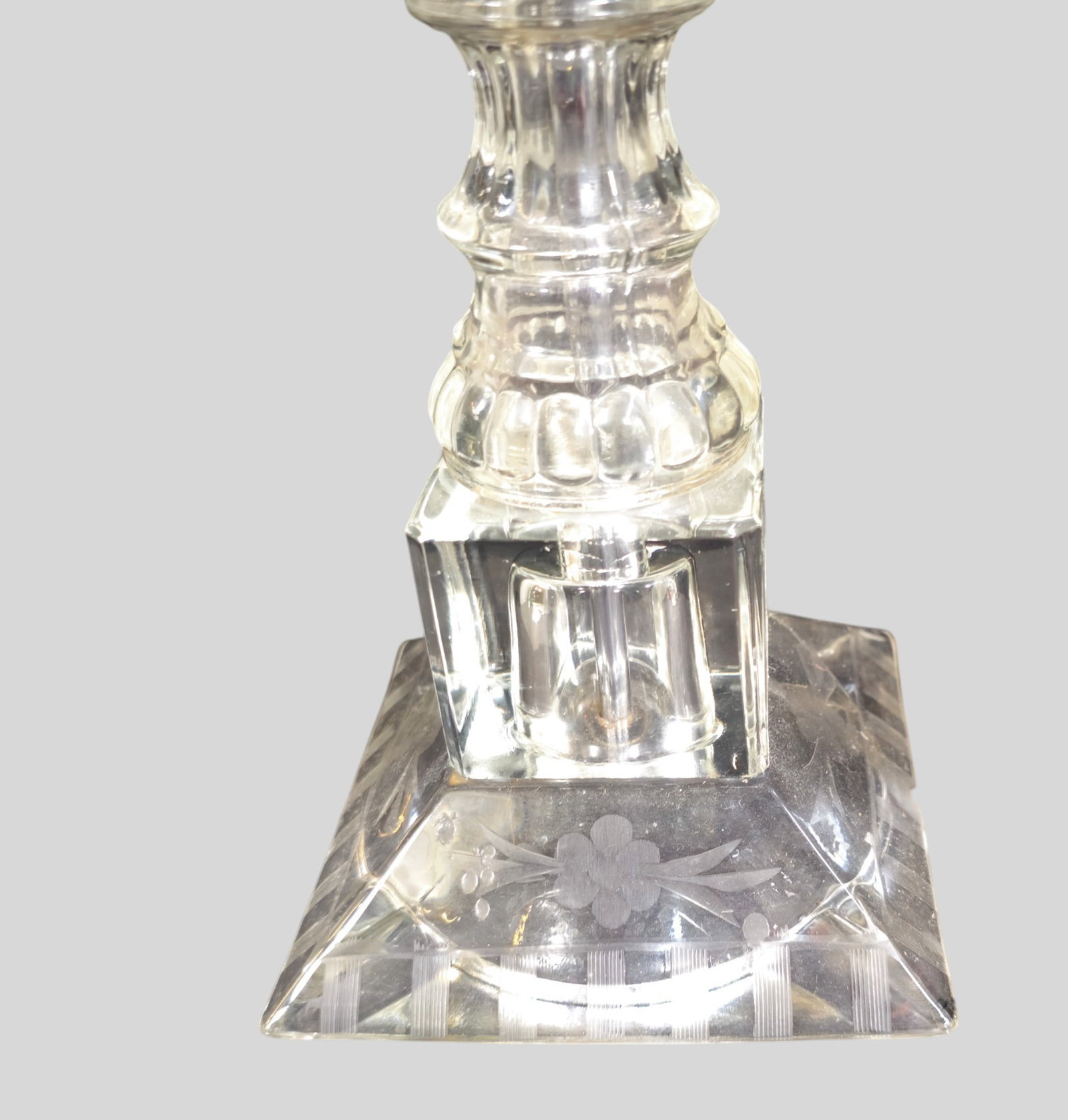 Baccarat Attribution Three Branch Candelabras - 6