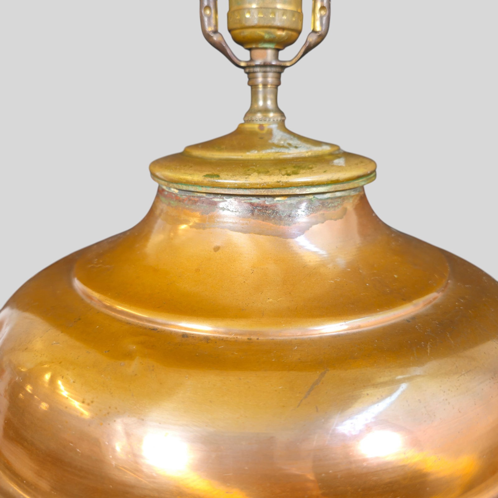 Copper Tea Caddy Table Lamp - 3