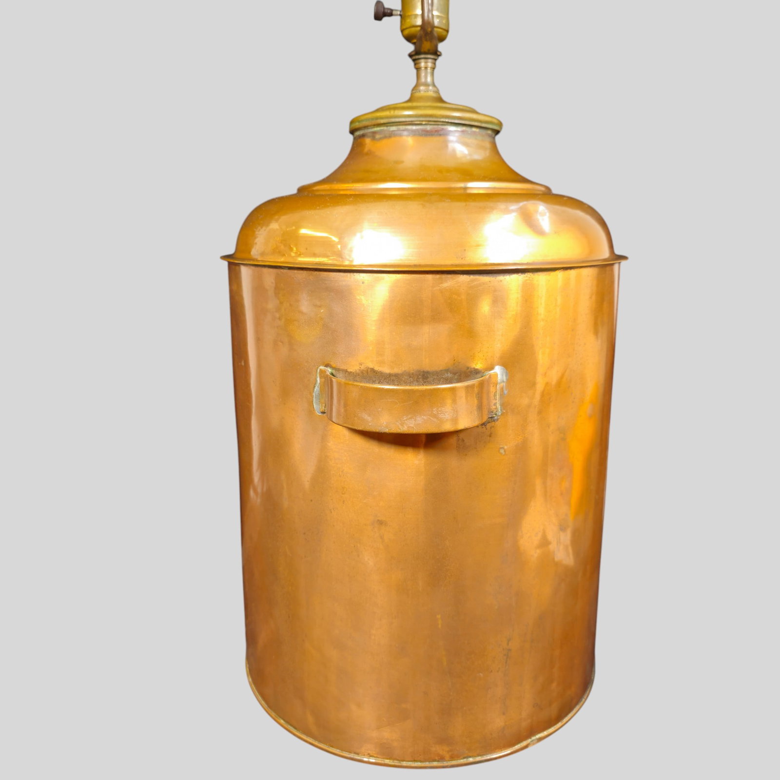 Copper Tea Caddy Table Lamp - 7