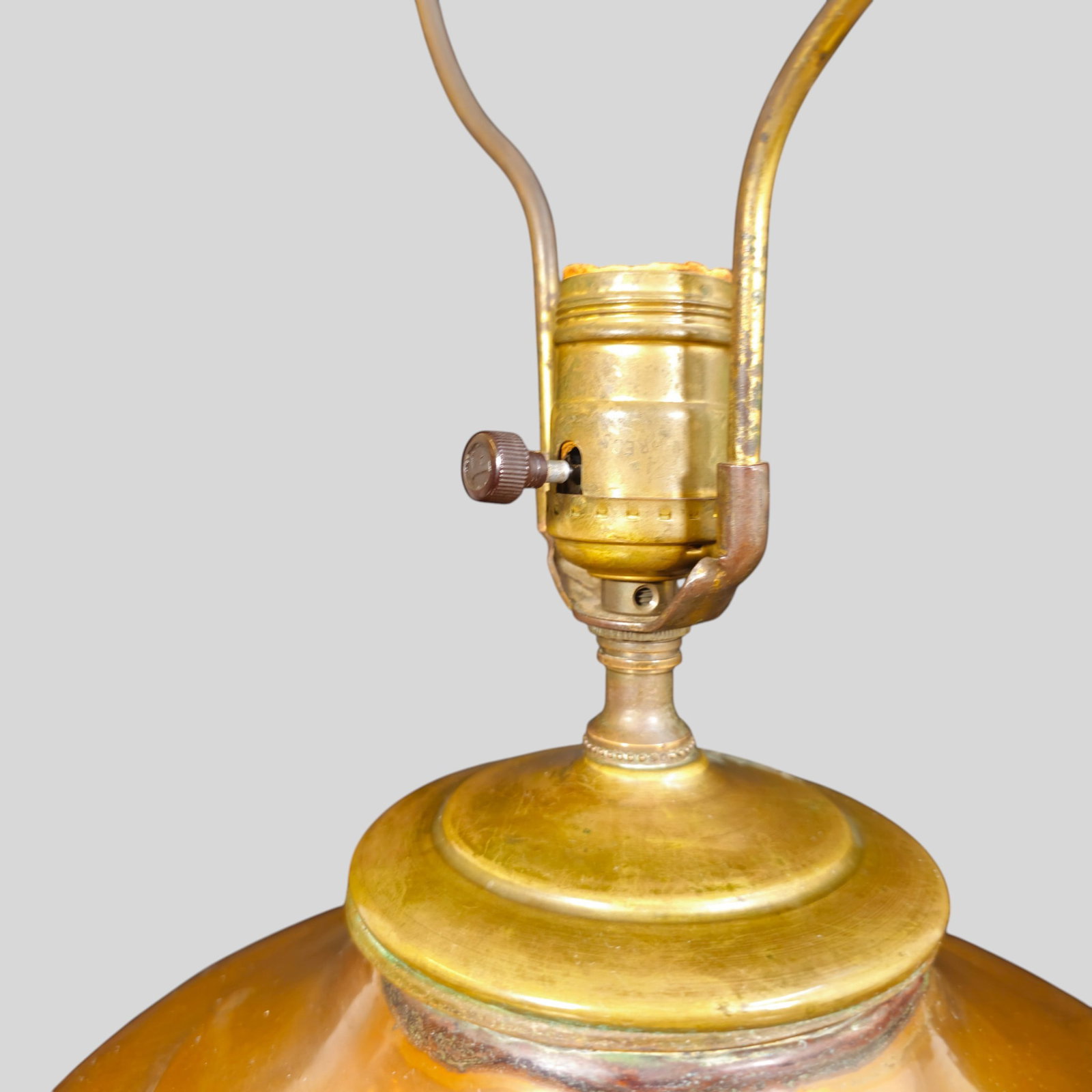 Copper Tea Caddy Table Lamp - 8