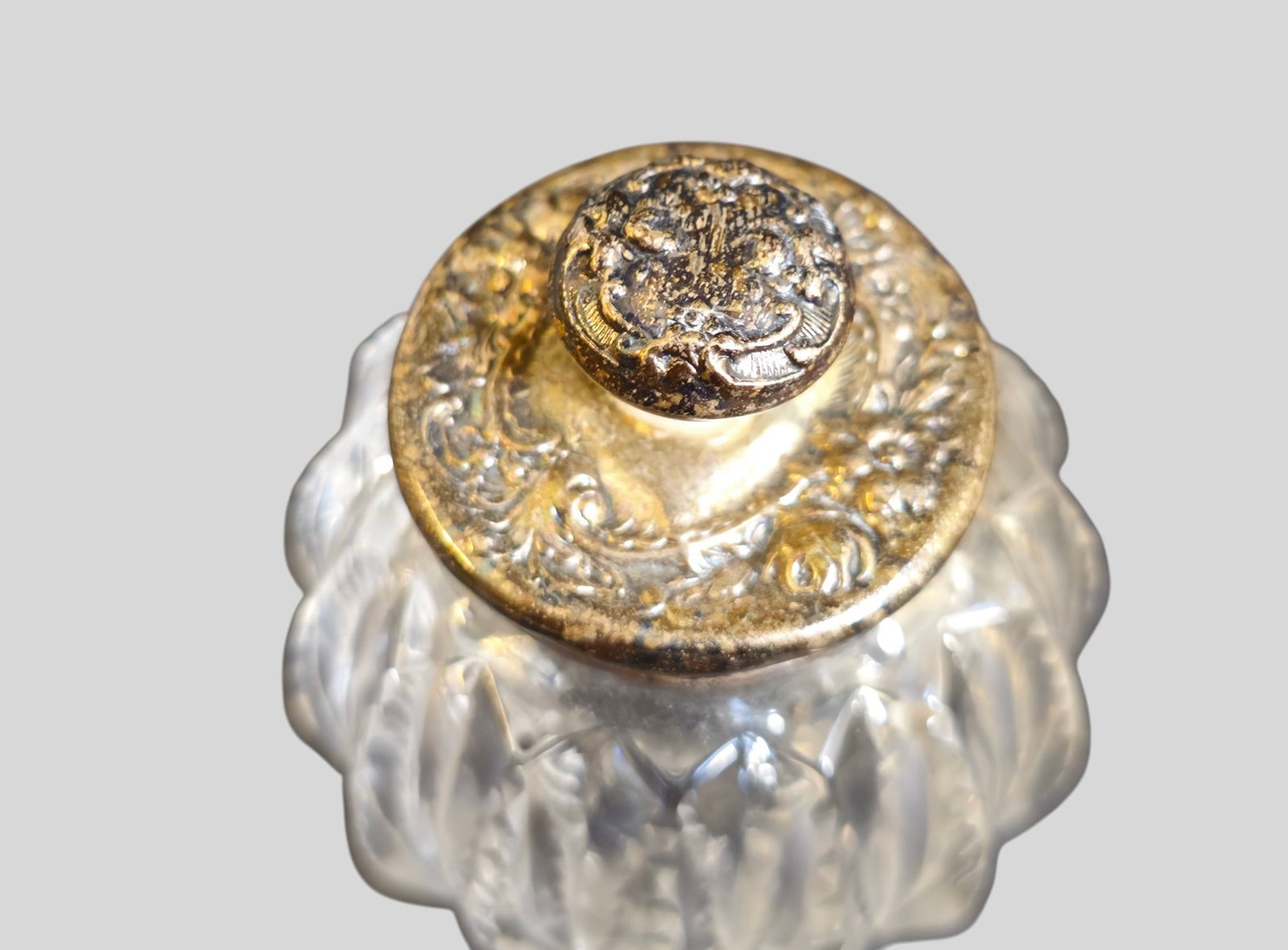 Assembled Sterling Silver Repousse Vanity Objects - 3