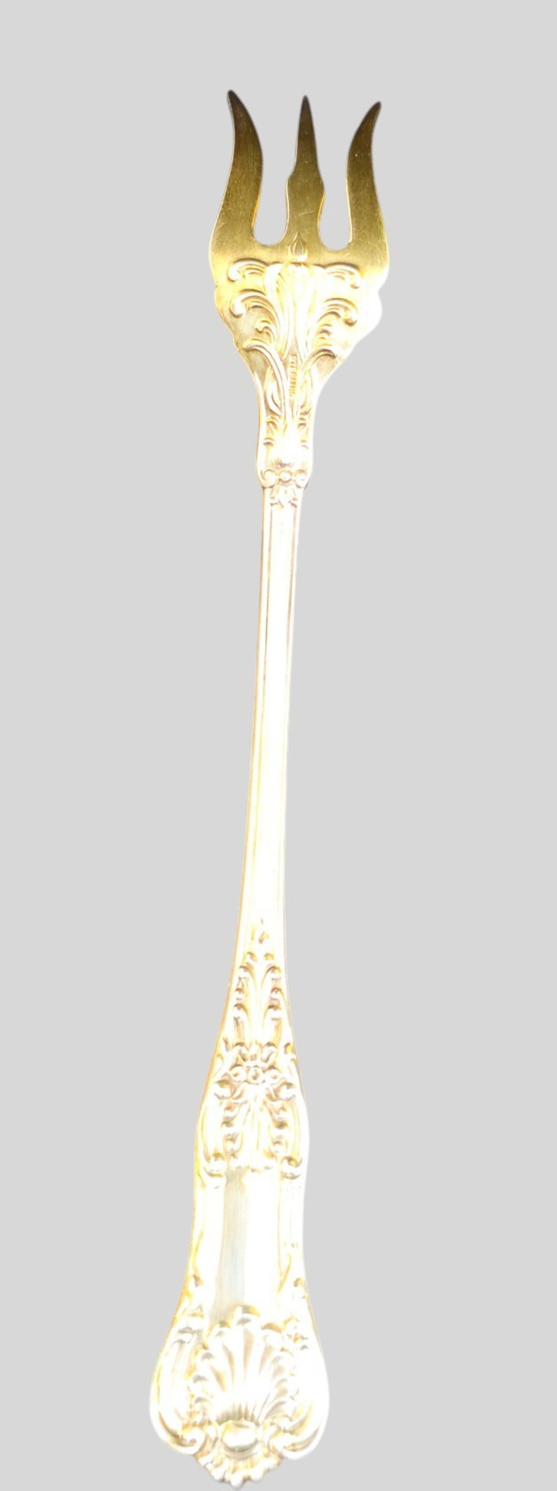 Gorham Luxembourg Pattern Sterling Silver Shrimp Forks - 6