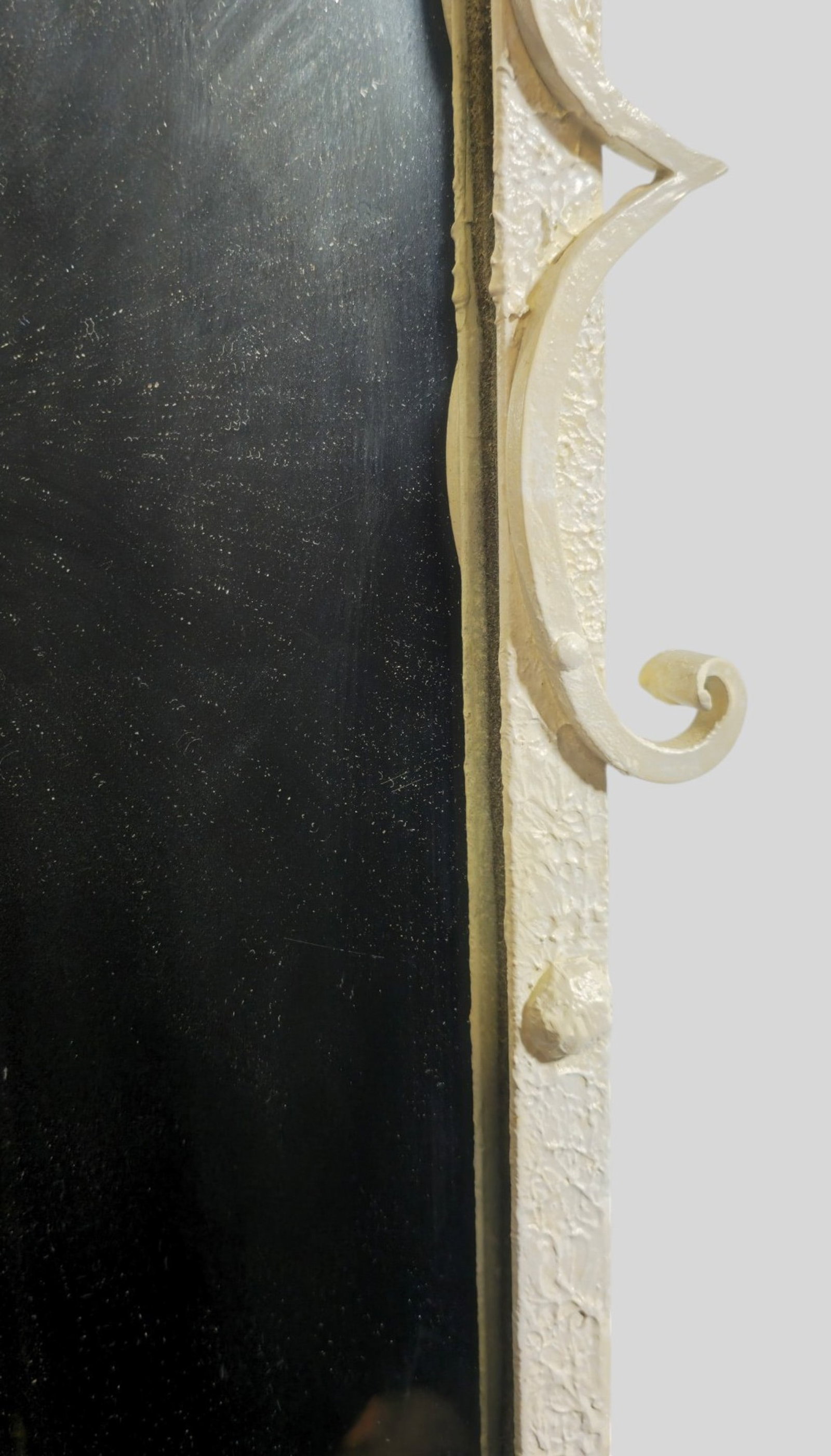 Marble Top Iron Console and Mirror - 10