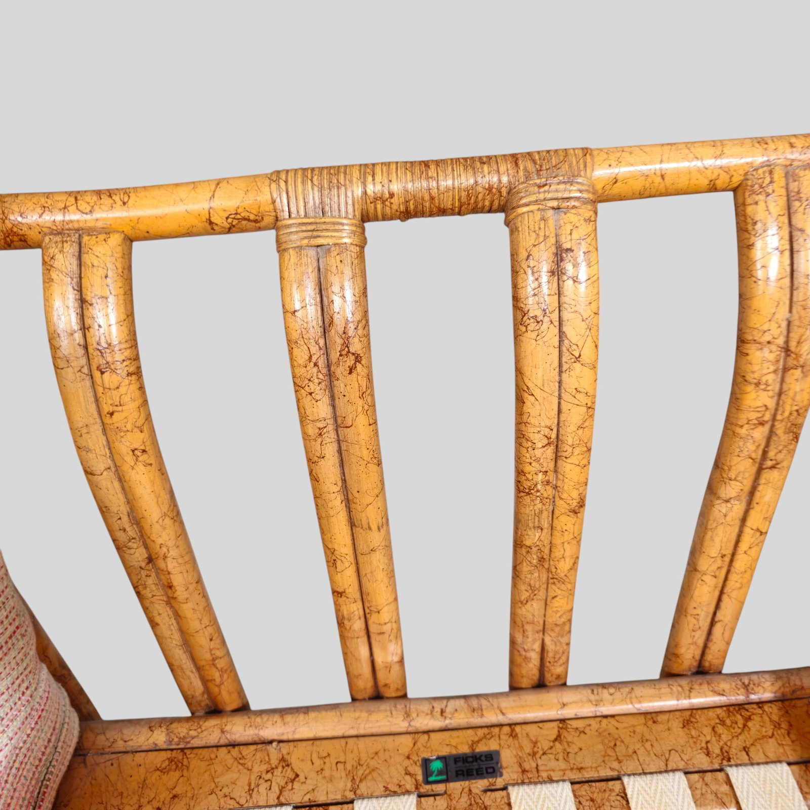 Ficks Reed MCM Bamboo Sofa - 7