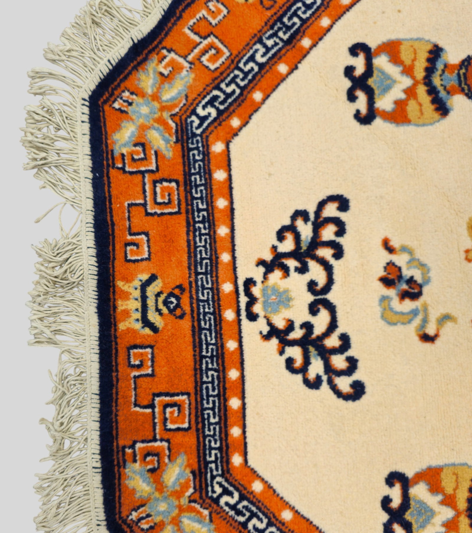 Octagonal Indo Chinese Area Rug - 3