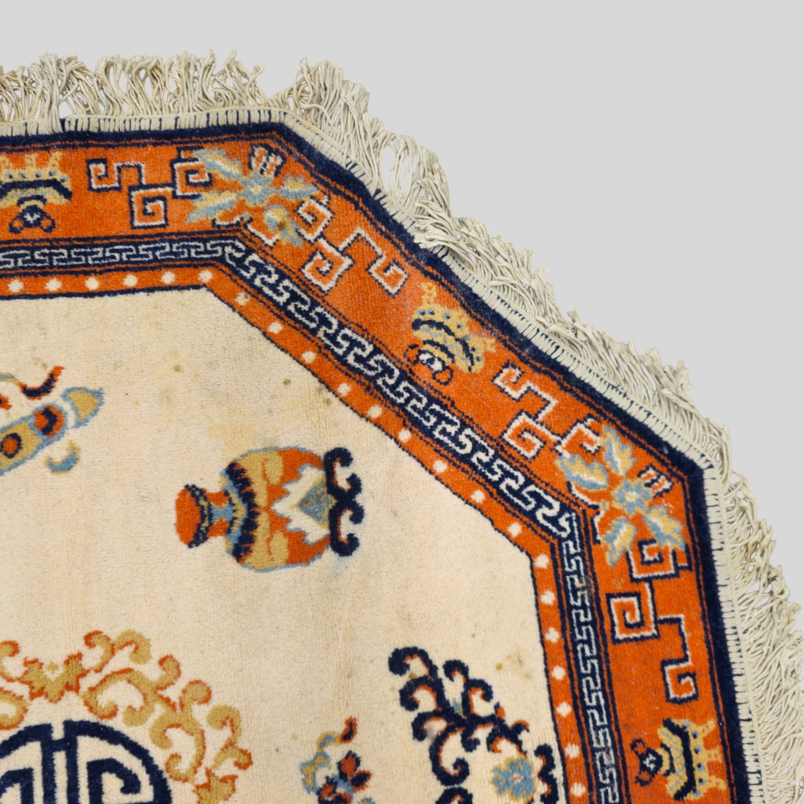 Octagonal Indo Chinese Area Rug - 4