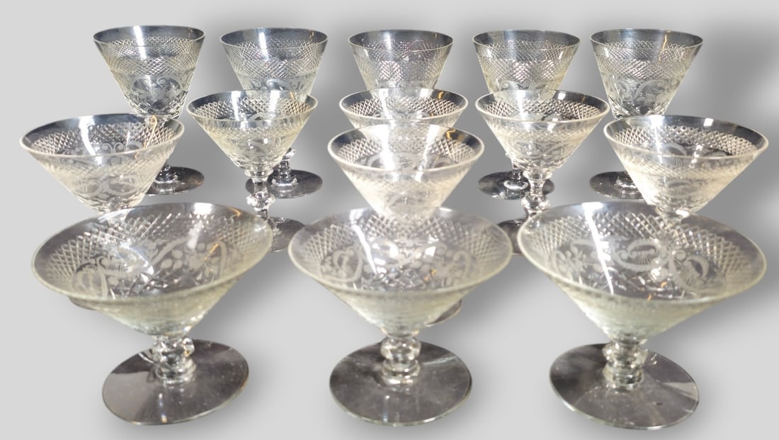 Cut and Etched Crystal Stemware (1 of 12)