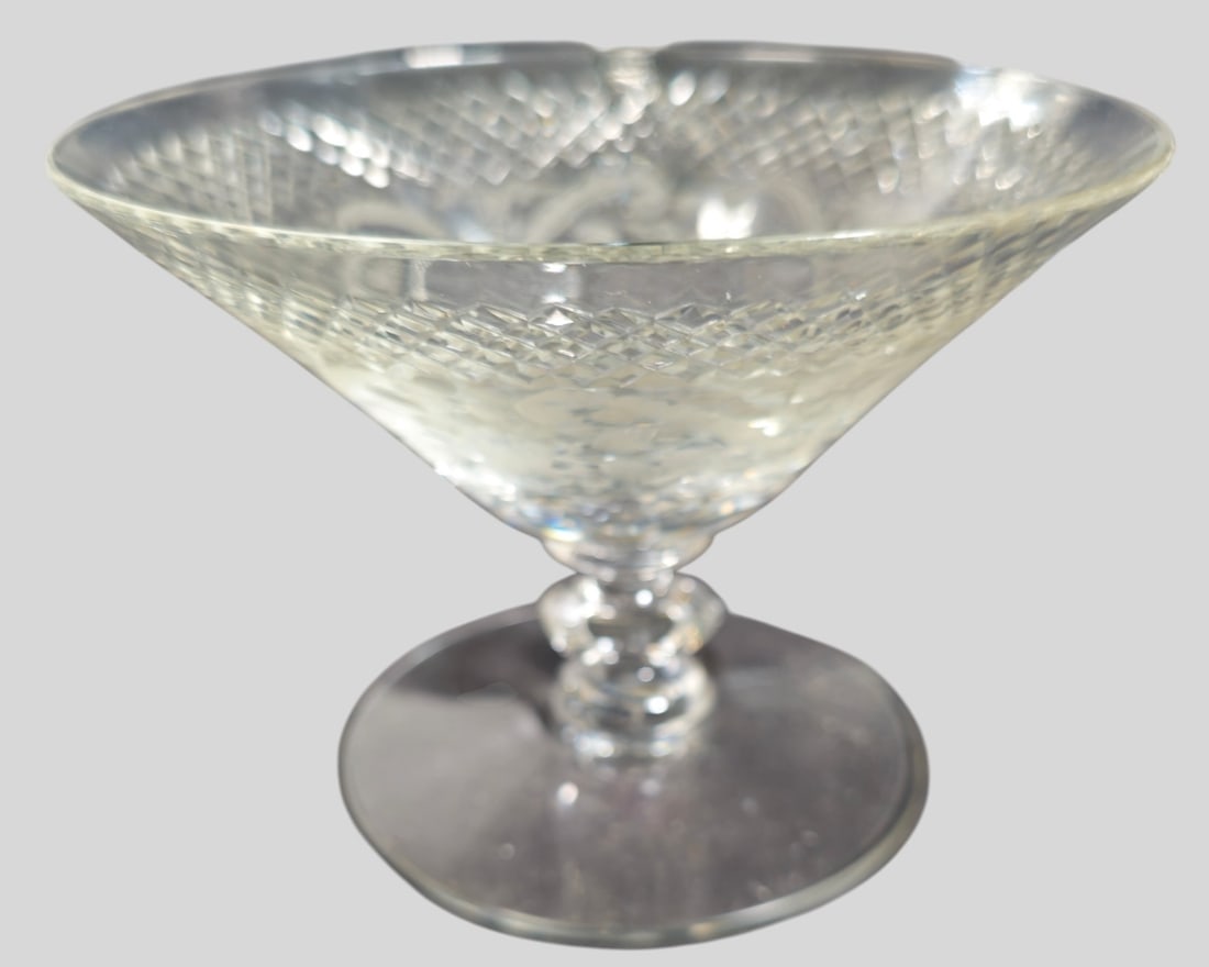 Cut and Etched Crystal Stemware - 5