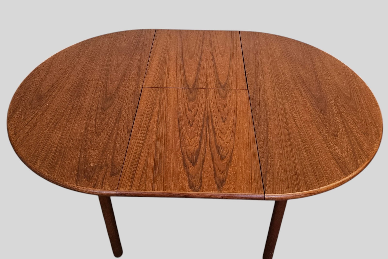 MCM Danish Teak Round Dining Table - 3