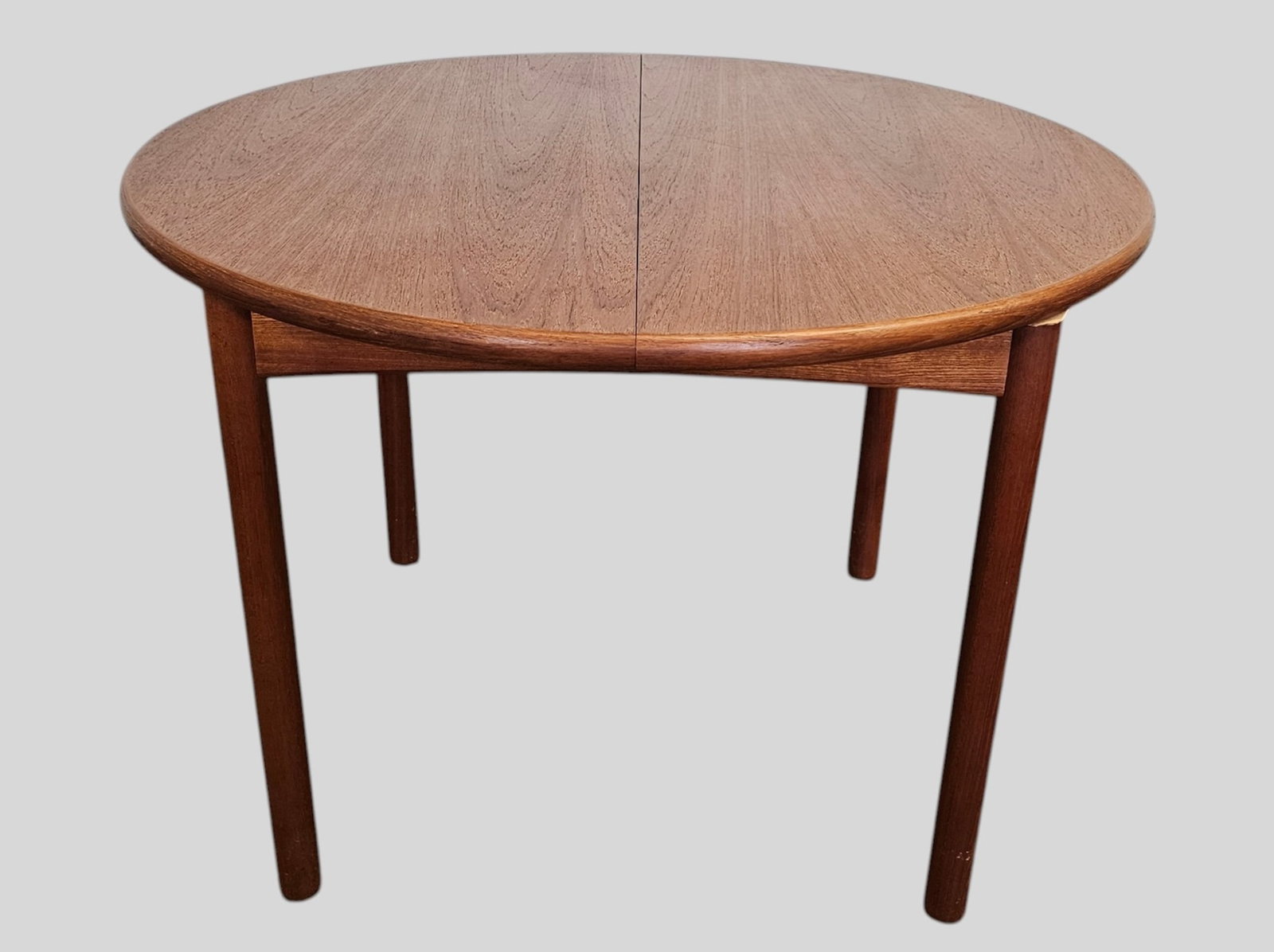 MCM Danish Teak Round Dining Table - 7