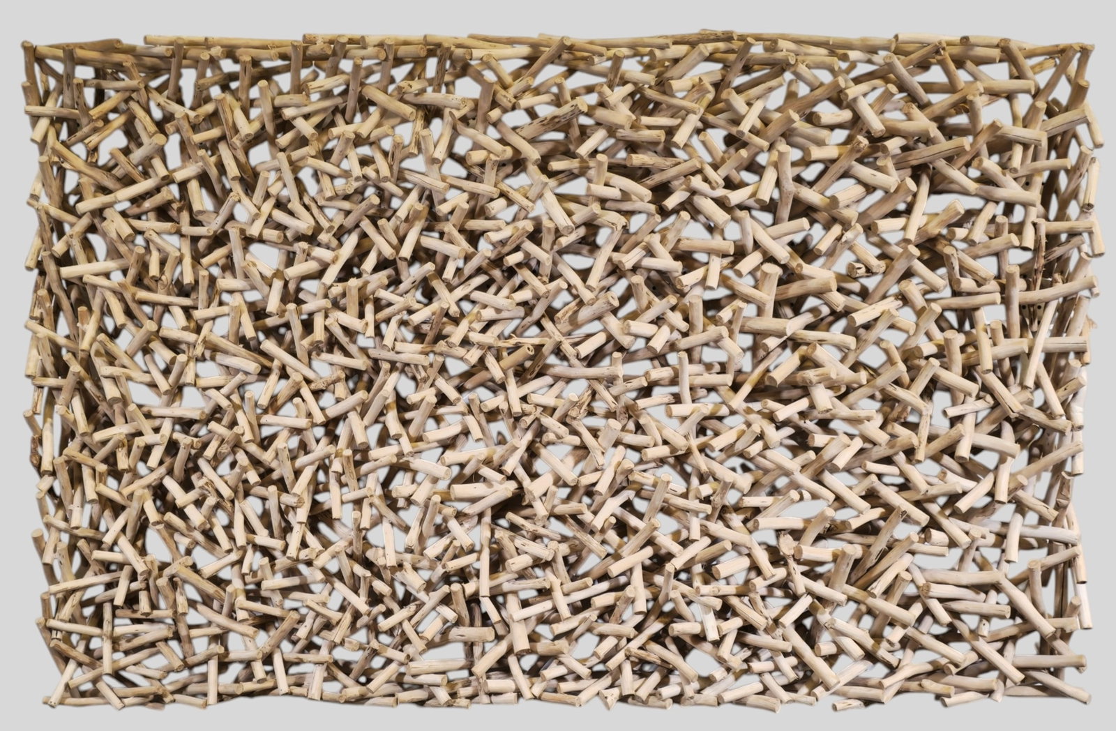 Organic Contemporary Wood Sculpture: Organic Contemporary Wood Sculpture. Early 2000s. 67 1/4w x 6d x 42 1/2h.