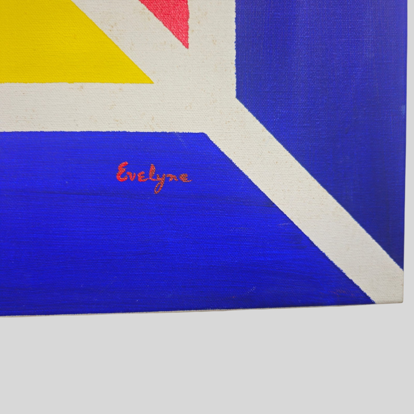 Geometric Composition Oil - 2