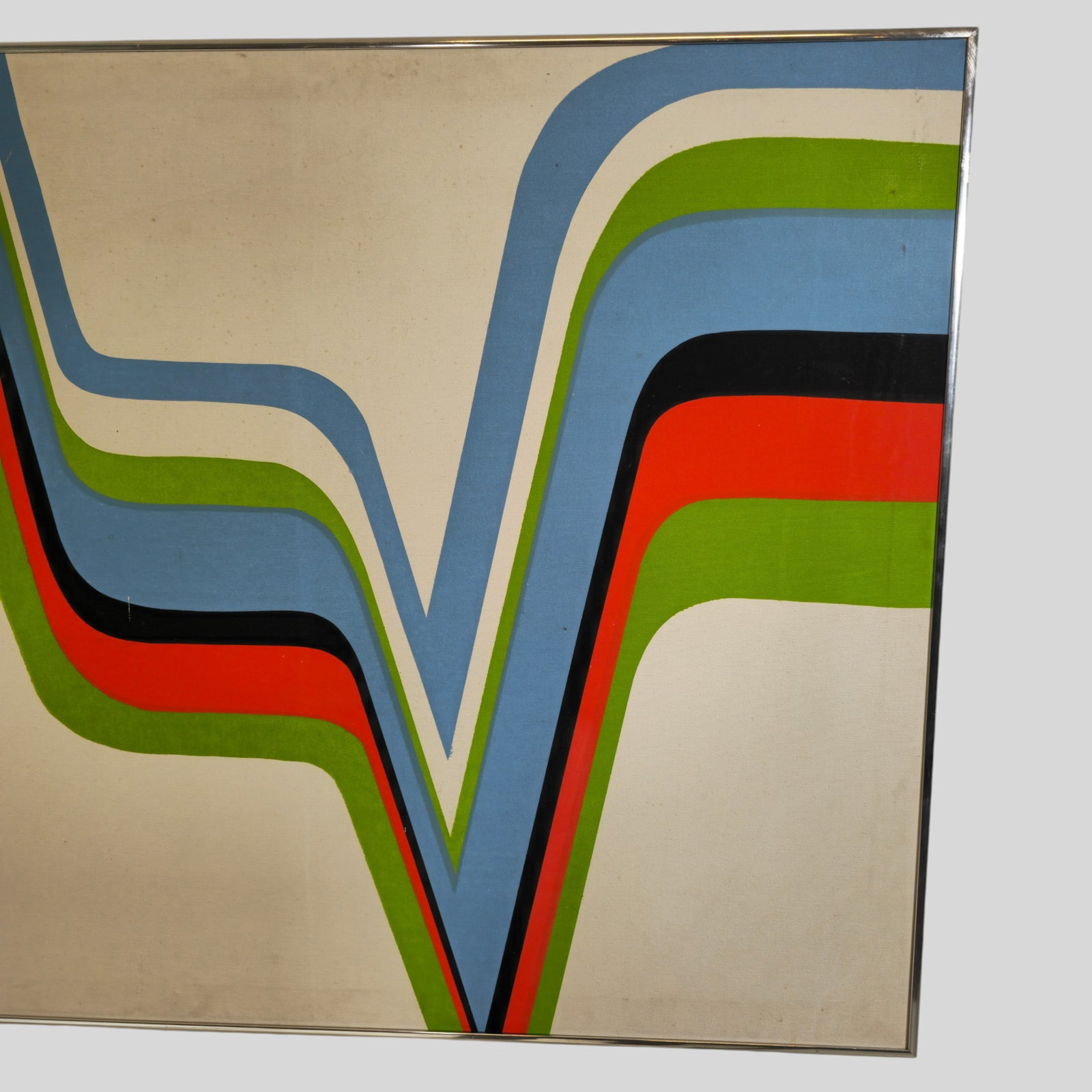 Geometric Composition Acrylic Painting - 3
