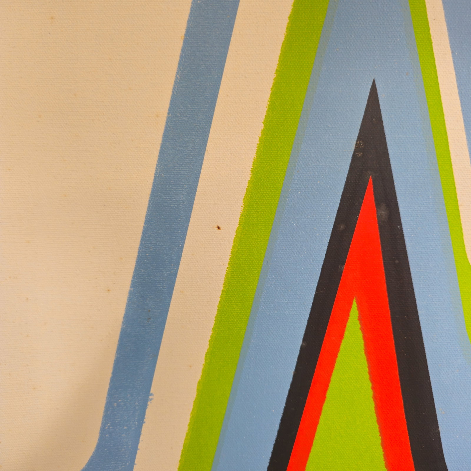 Geometric Composition Acrylic Painting - 5