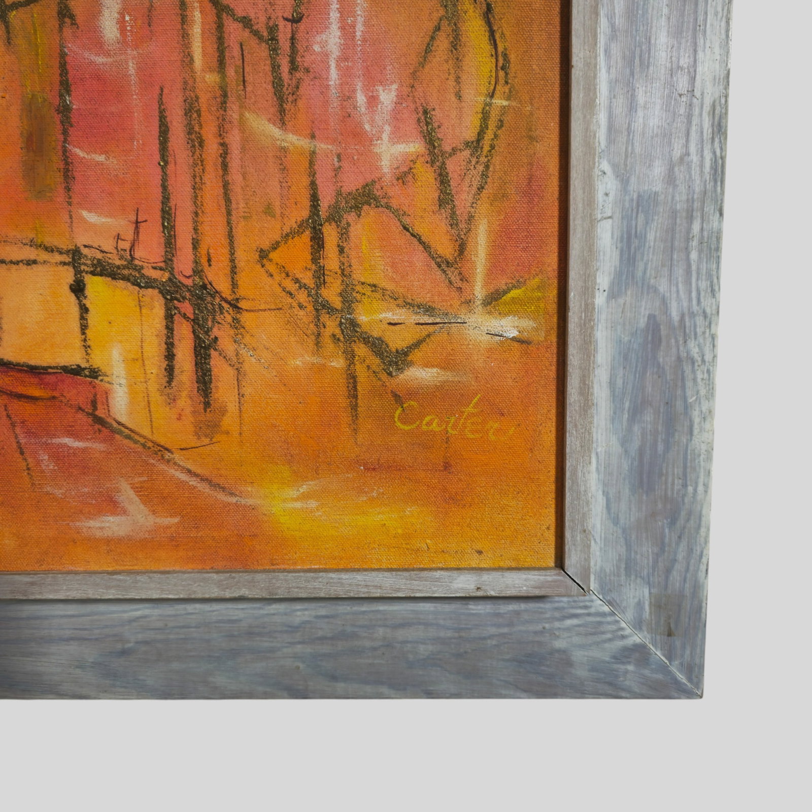 Linear Abstract Expressionist Painting - 2