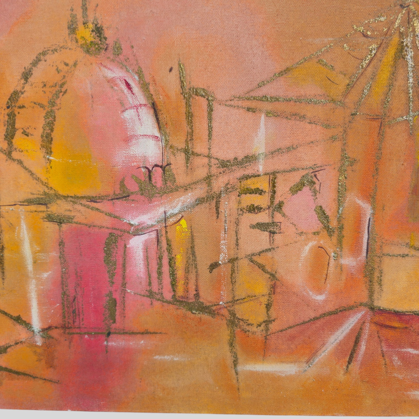 Linear Abstract Expressionist Painting - 3