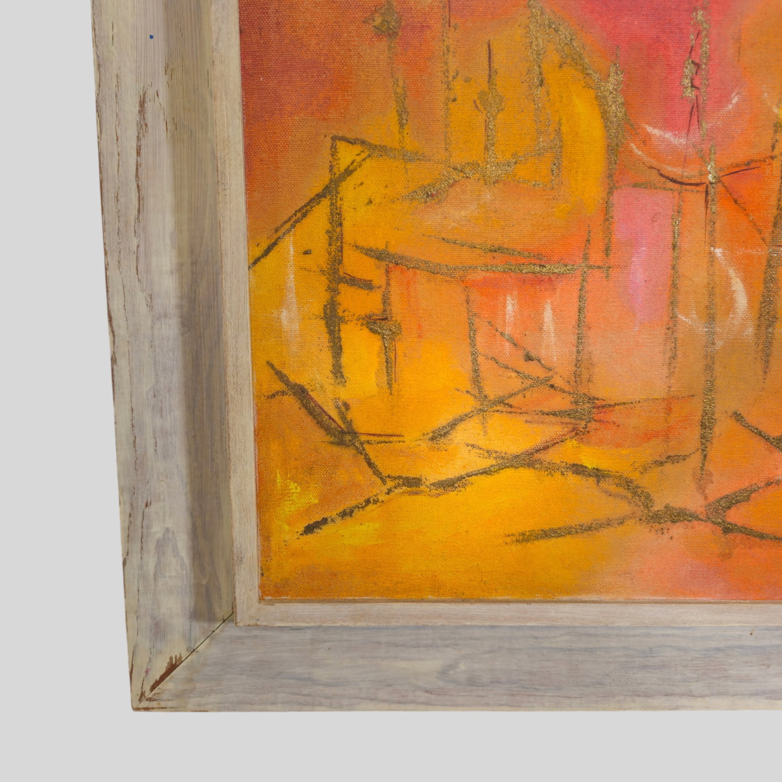 Linear Abstract Expressionist Painting - 4