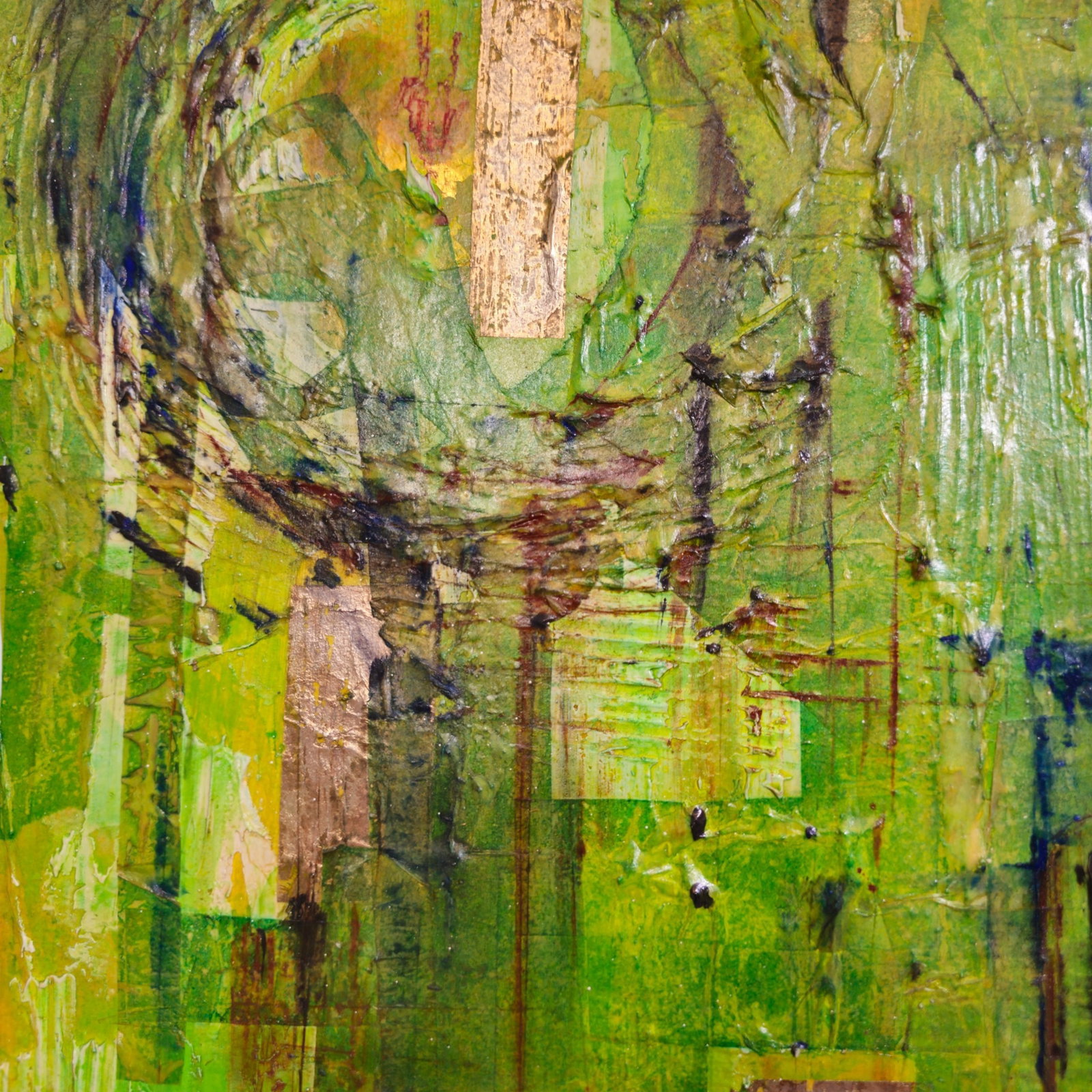 Abstract Composition Oil - 4