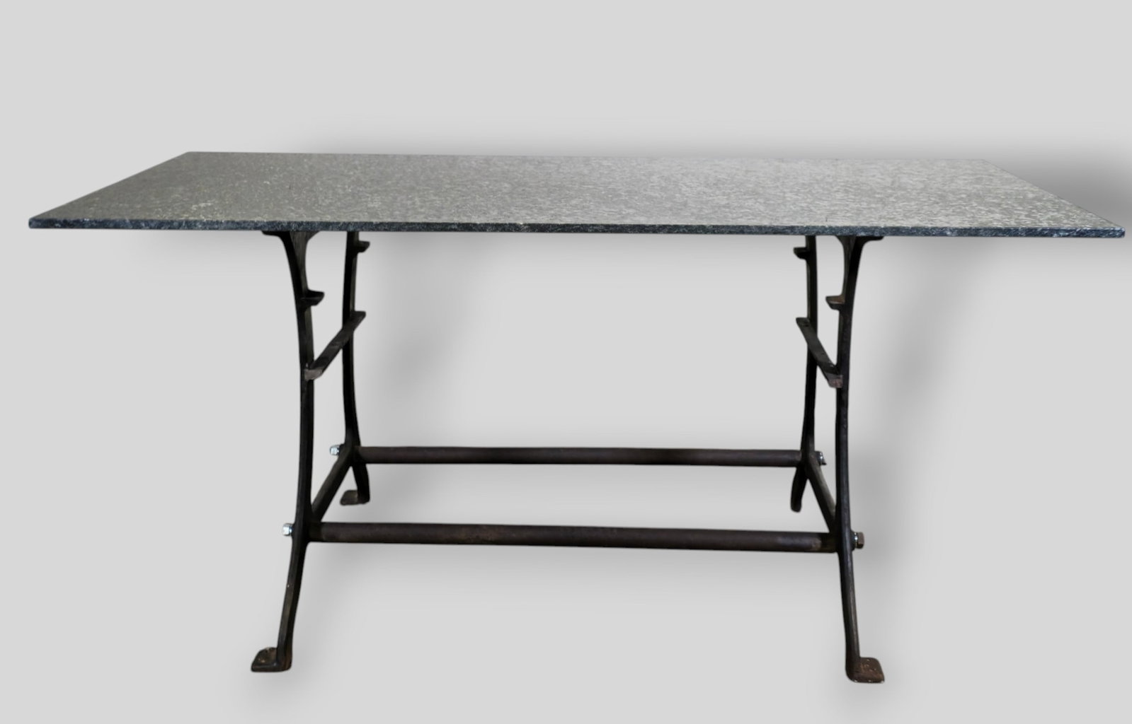 Marble Top Industrial Table (1 of 9)