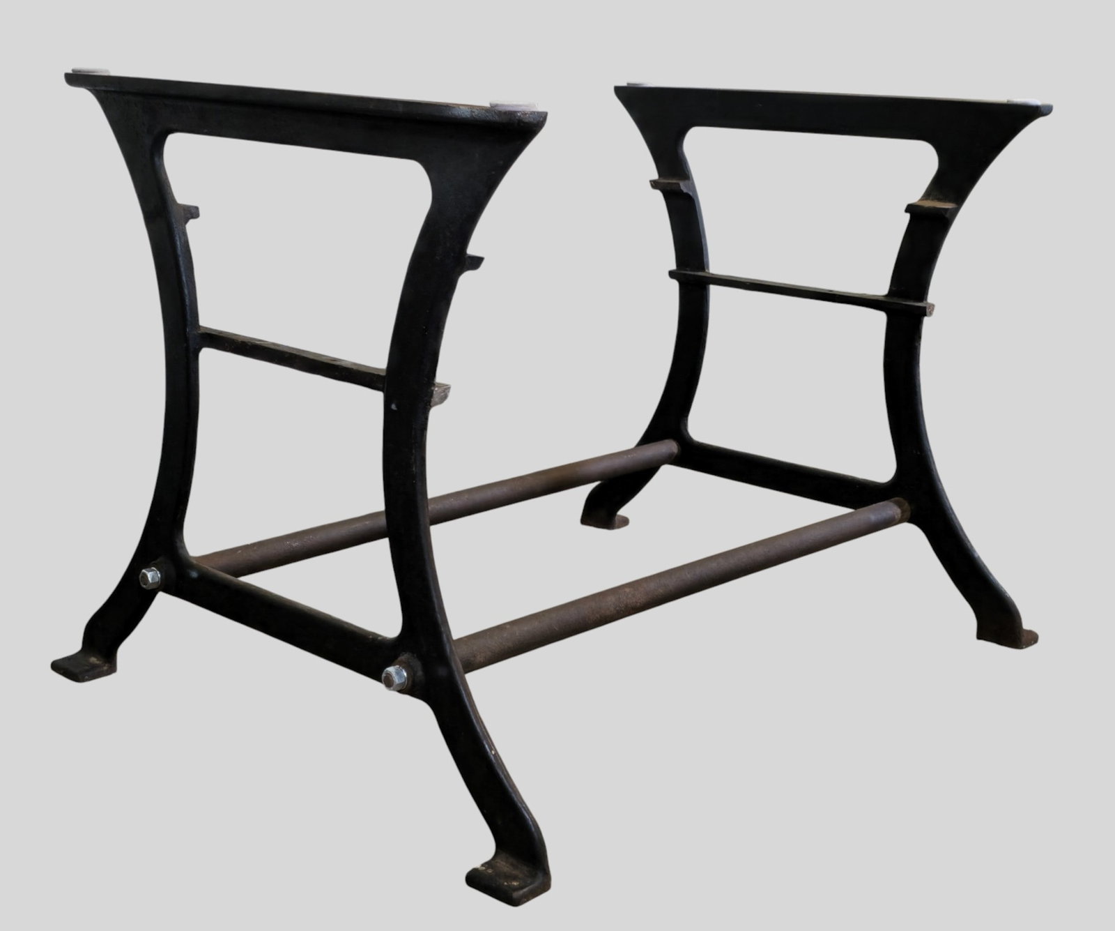 Marble Top Industrial Table - 3
