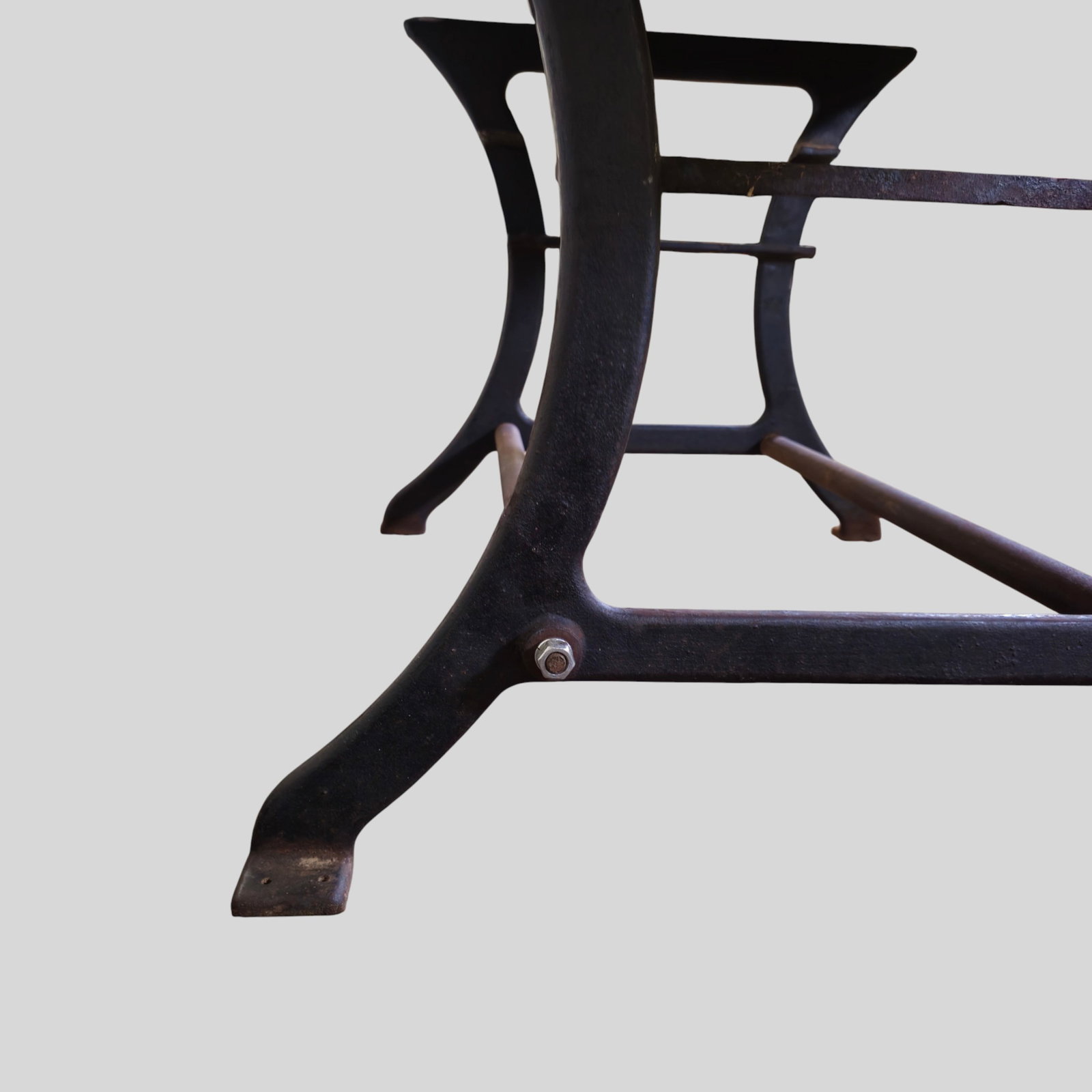 Marble Top Industrial Table - 6