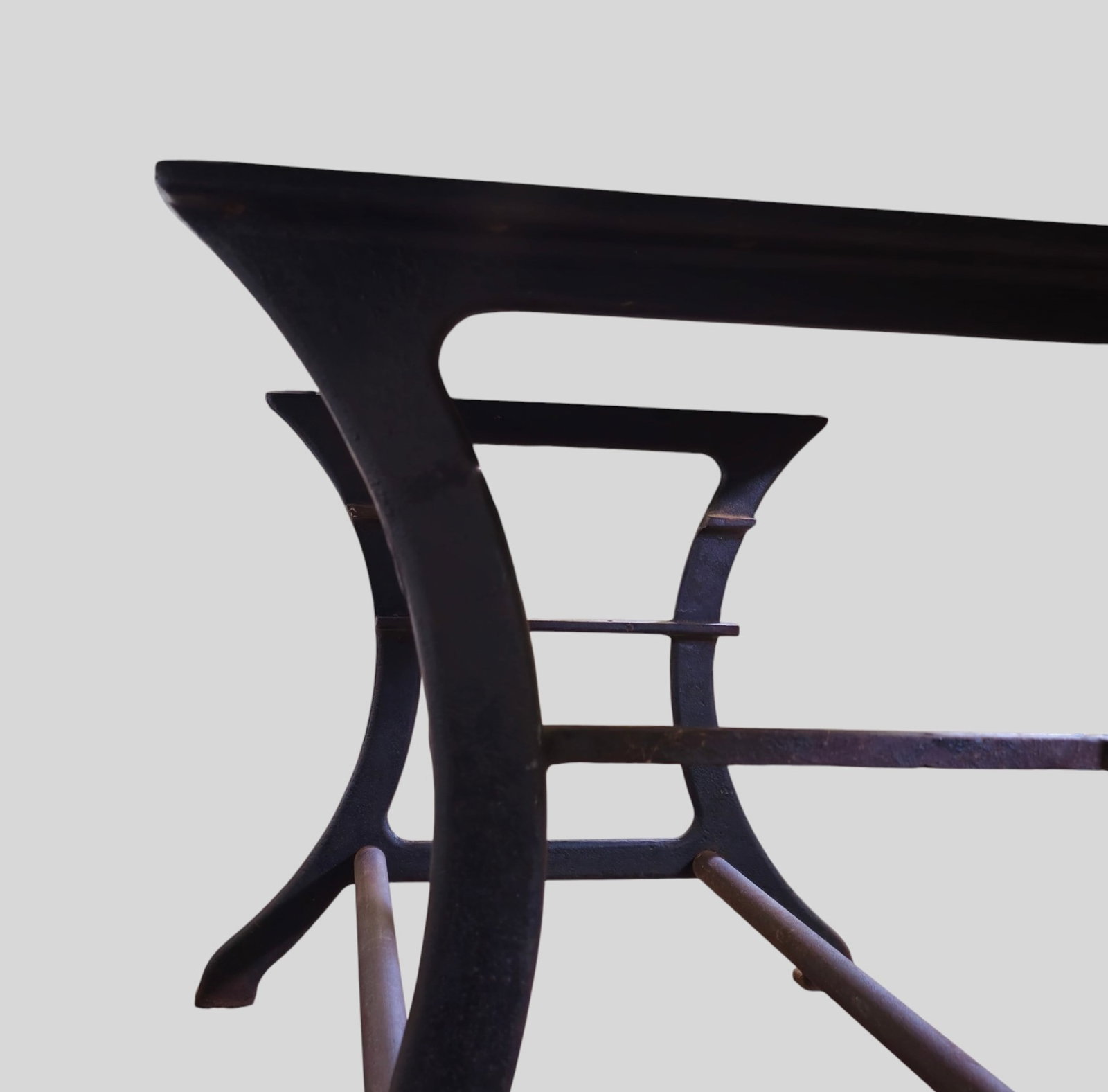 Marble Top Industrial Table - 7