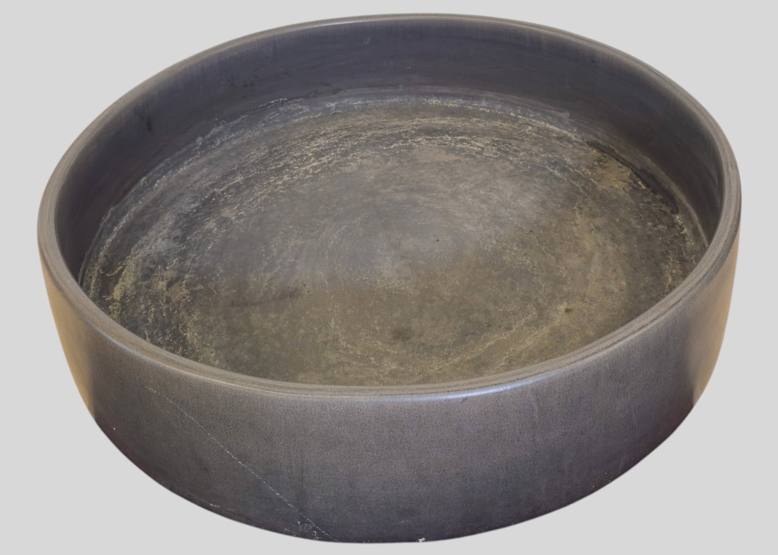Rare John Follis Architectural Pottery Planter: Rare John Follis Architectural Pottery Planter. Large shallow planter. USA. 1960. Glazed Ceramic. Acquired planter from the collection of Mr. and Mrs. George Lerner. Inventor of Mr. and Mrs. Potato