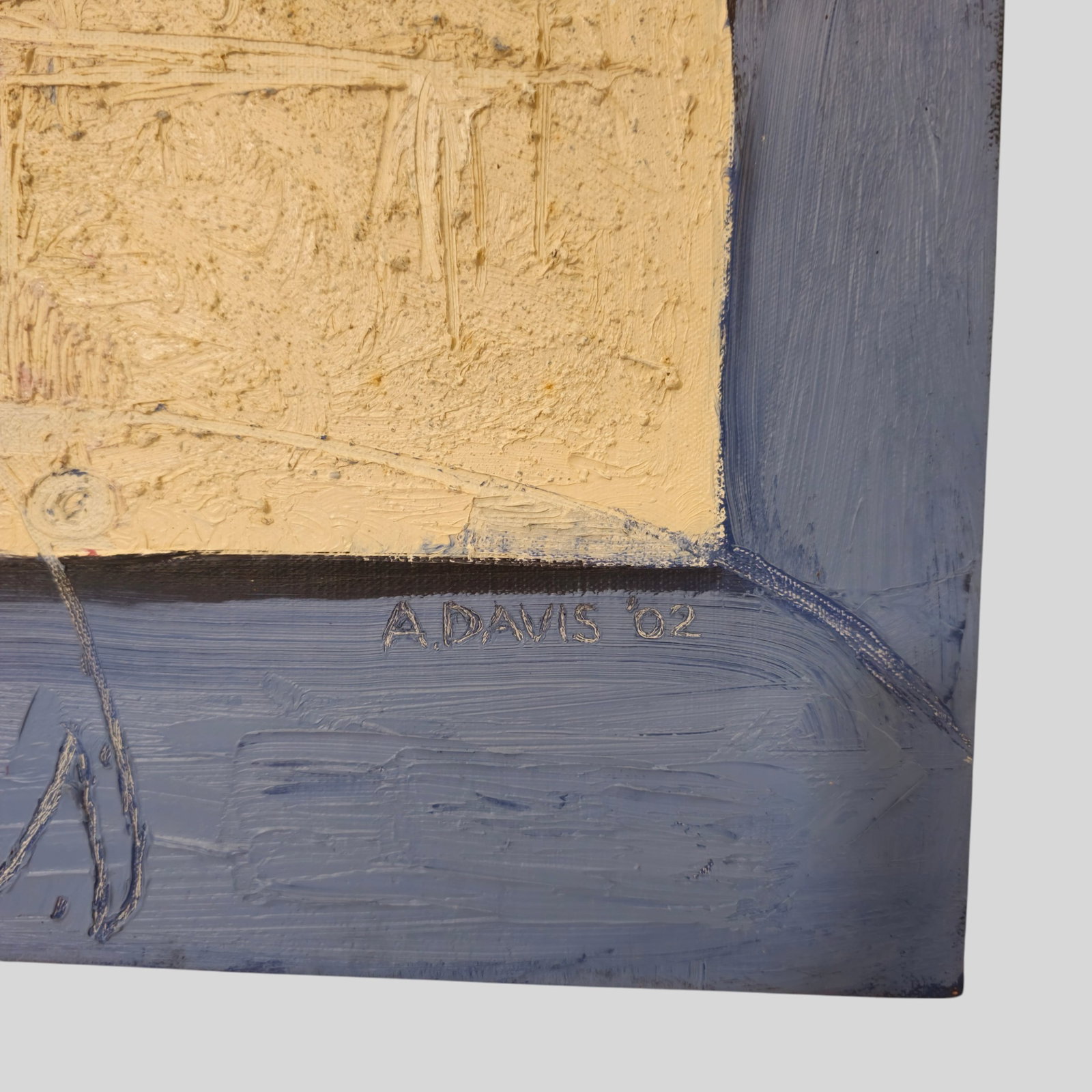 A Davis Geometric Oil - 2