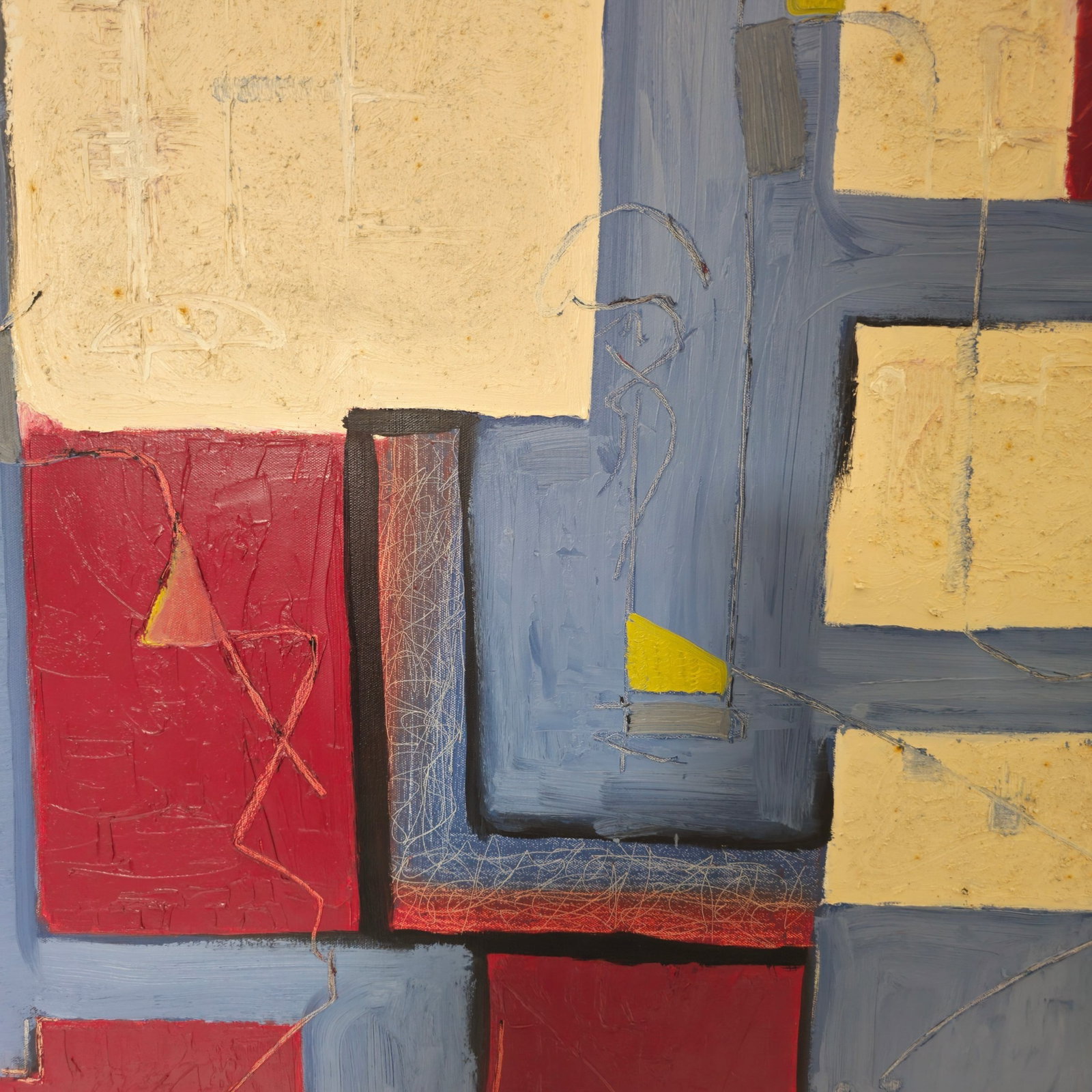 A Davis Geometric Oil - 4