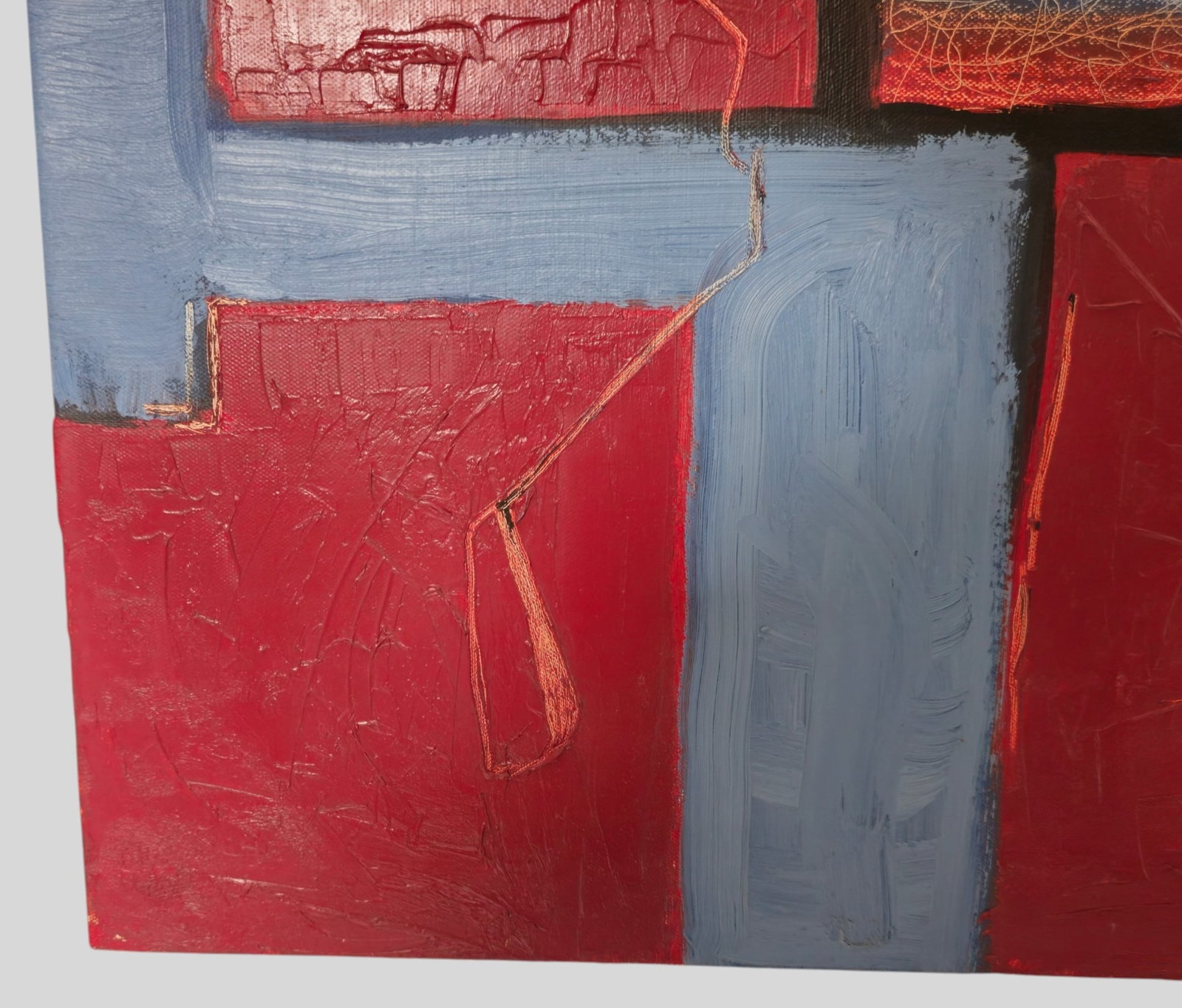 A Davis Geometric Oil - 5