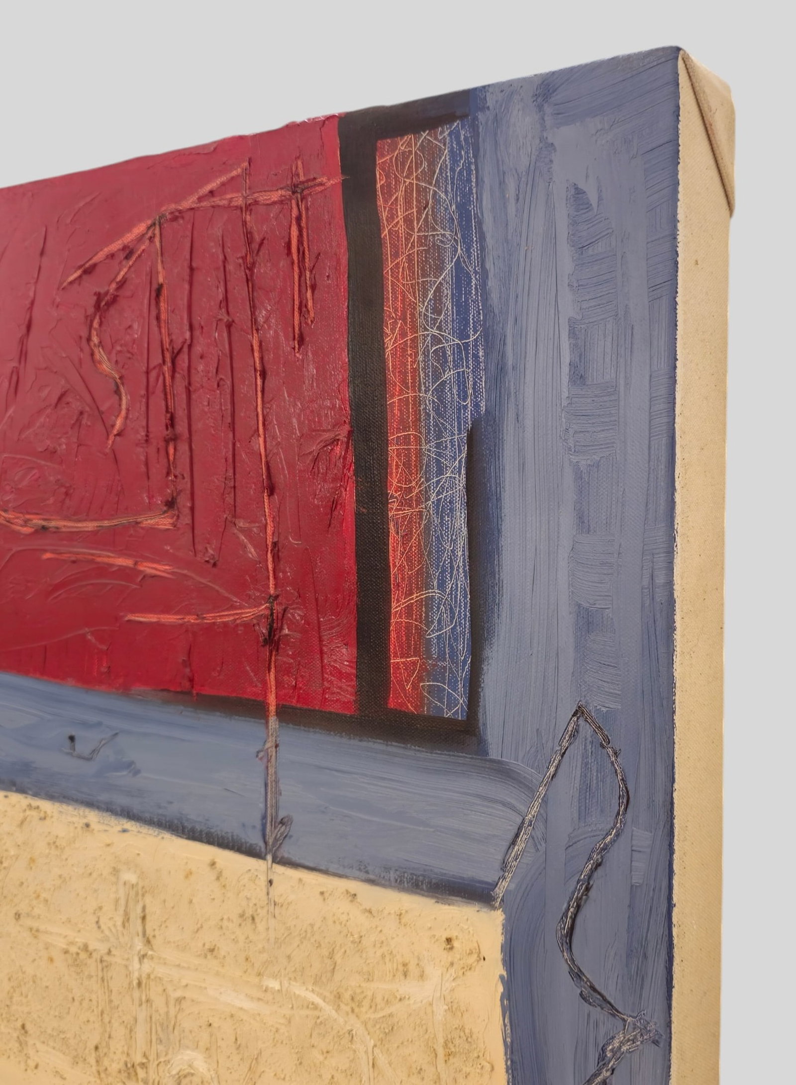 A Davis Geometric Oil - 6