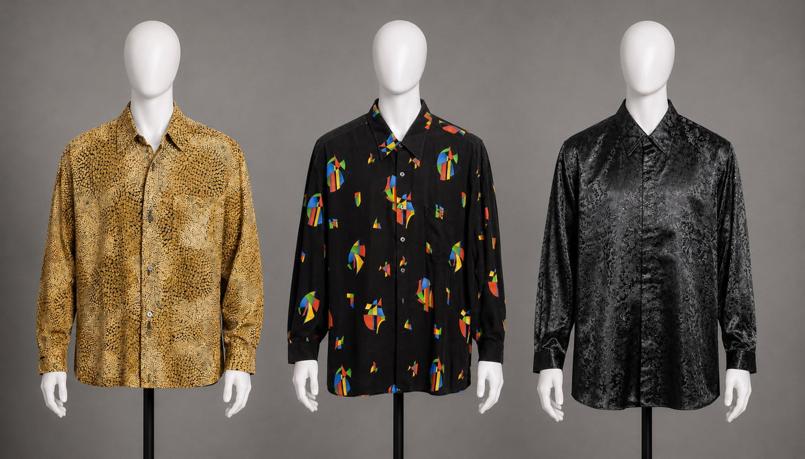 Assembled Vintage 1980s Button Up Shirts (1 of 20)