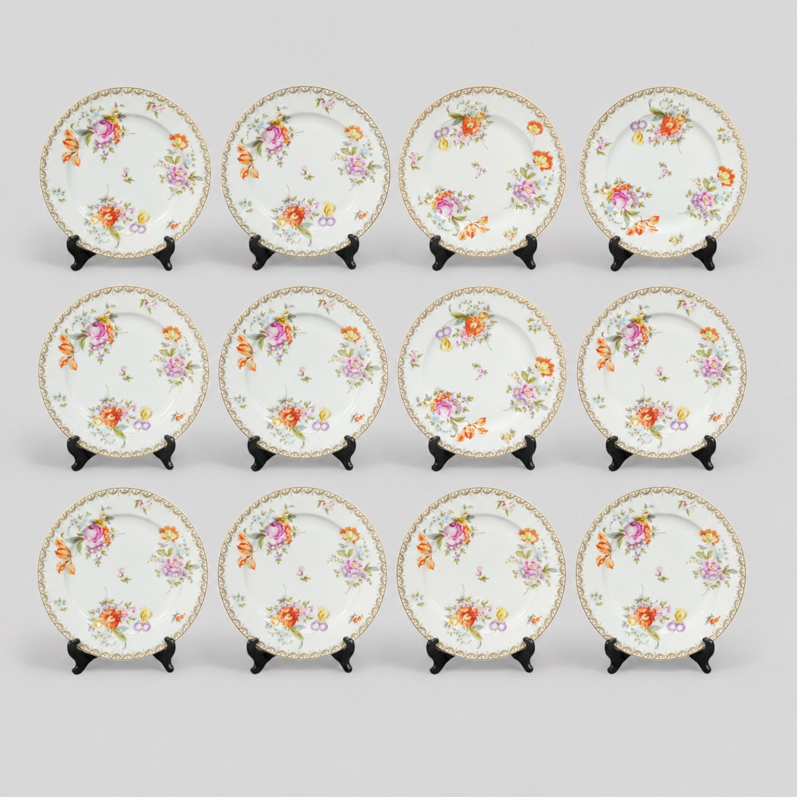 PT Tirschenreuth Old Meissen 3810 Porcelain Plates (1 of 7)