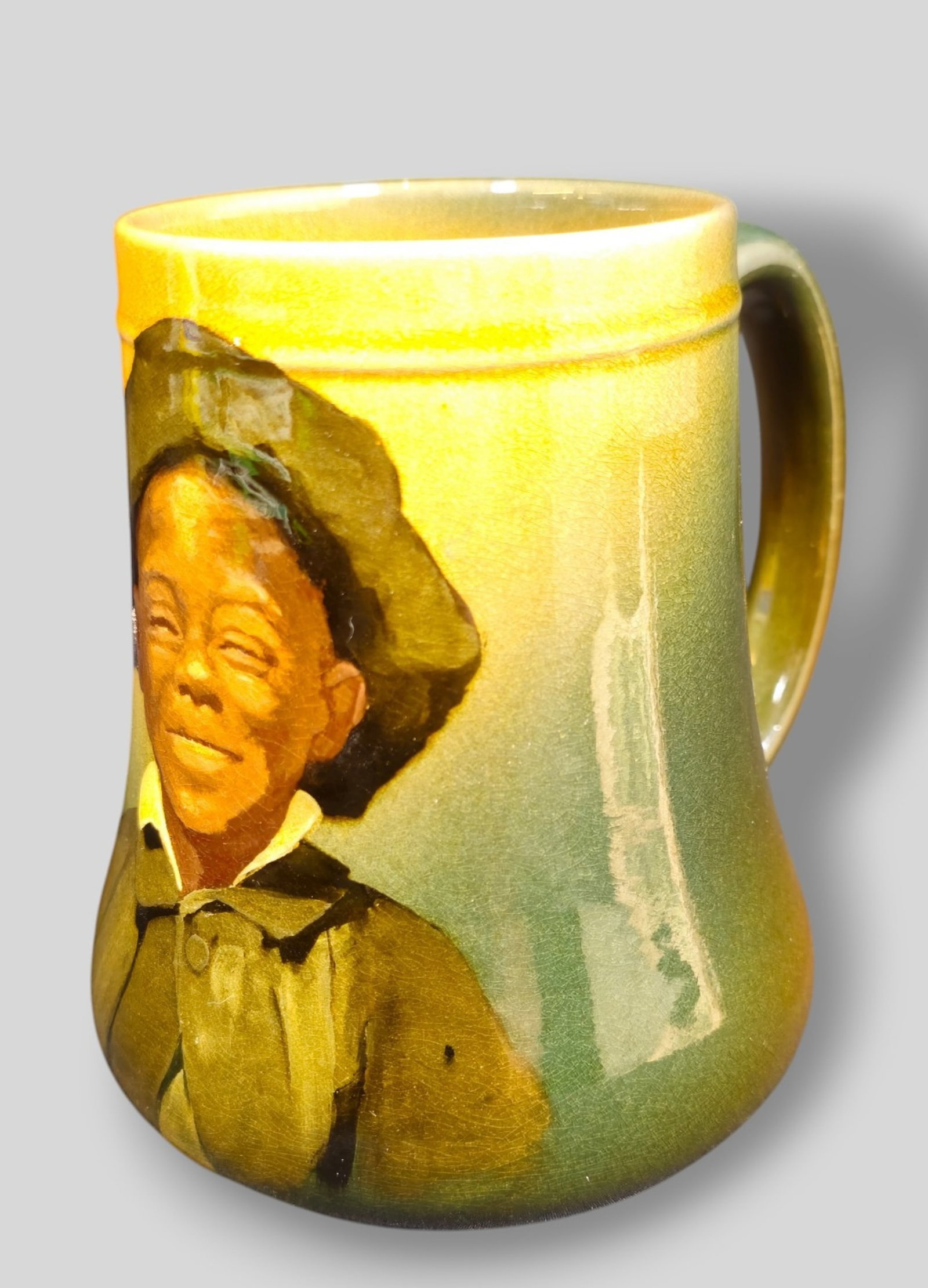 Rare Robert Bruce Horsfall Rookwood Pottery Portrait Mug 656 (1 of 9)