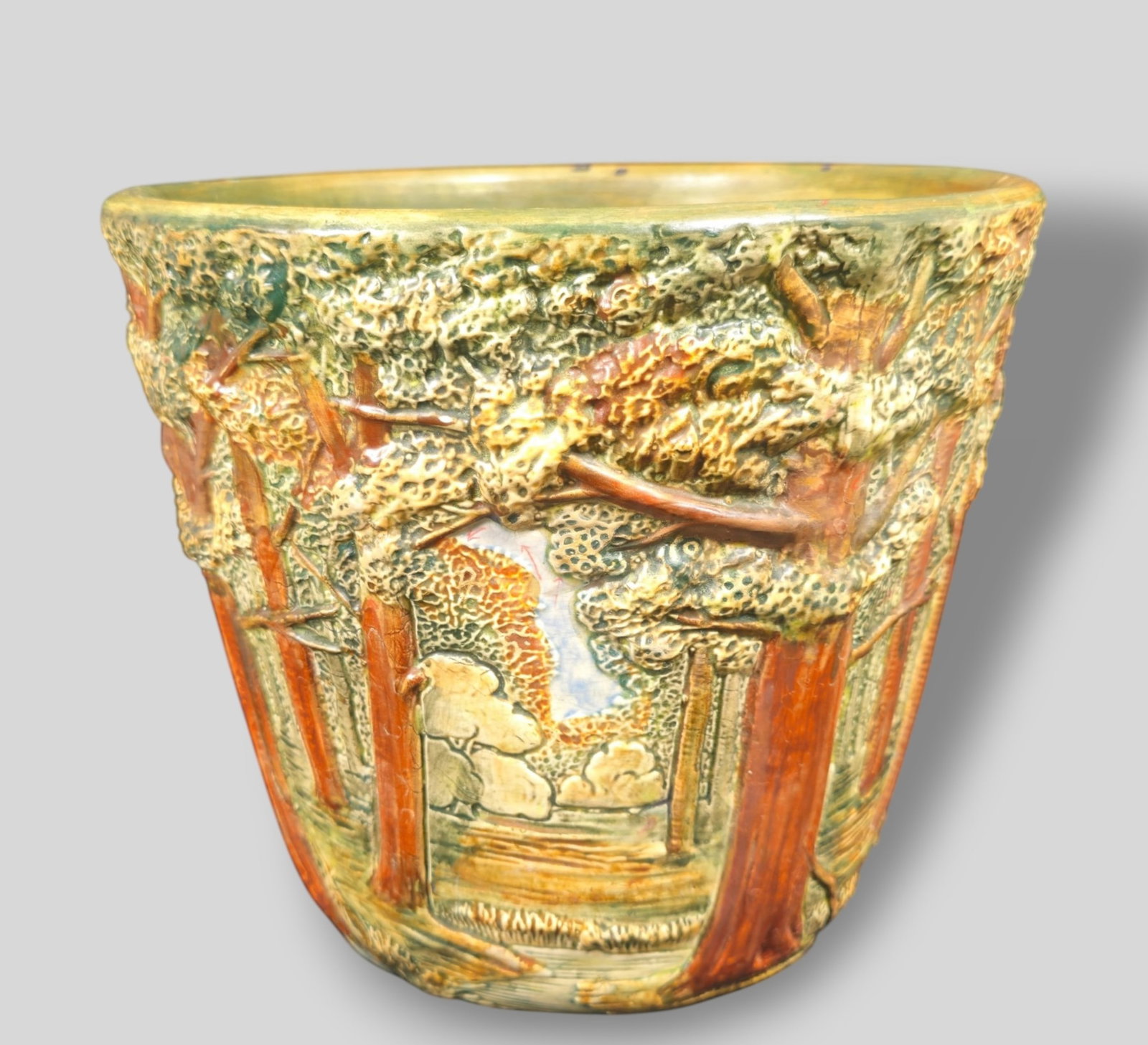 Weller Pottery Forest Jardiniere Planter (1 of 13)