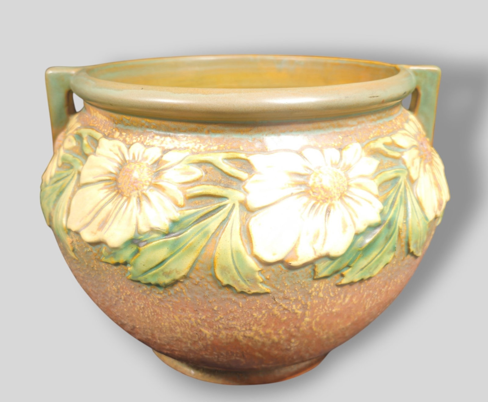 Roseville Pottery Dahlrose Jardiniere 614-10 (1 of 11)