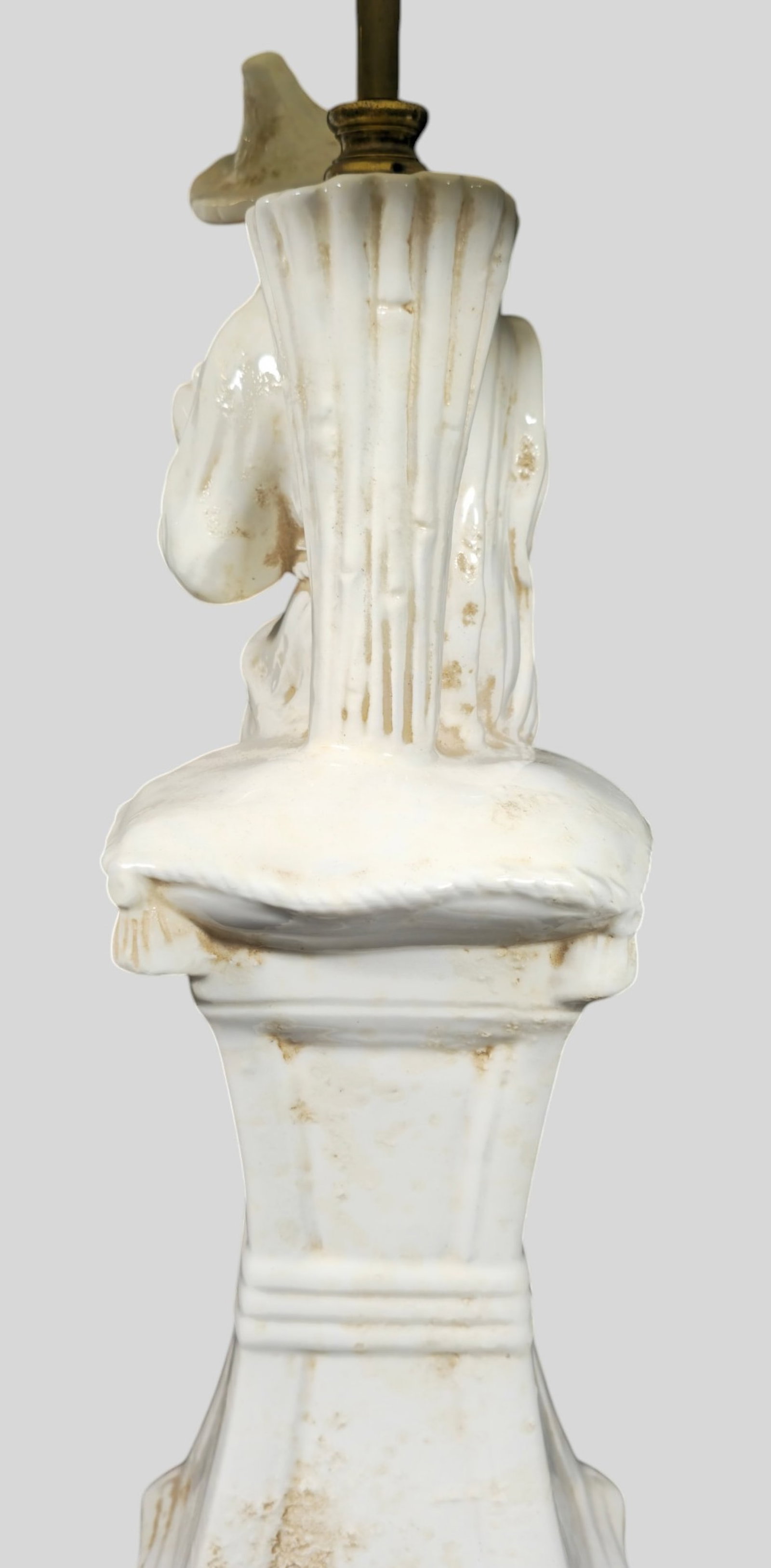 Chapman Blanc de Chine Figural Table Lamp - 8