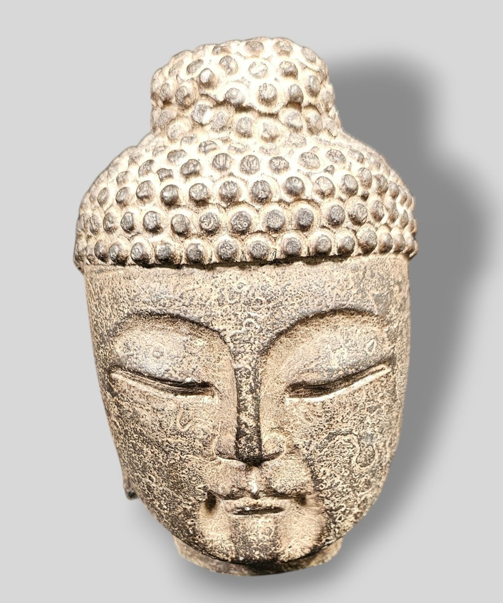 17th Century Chinese Ming Dynasty Stone Buddha Head (1 of 8)