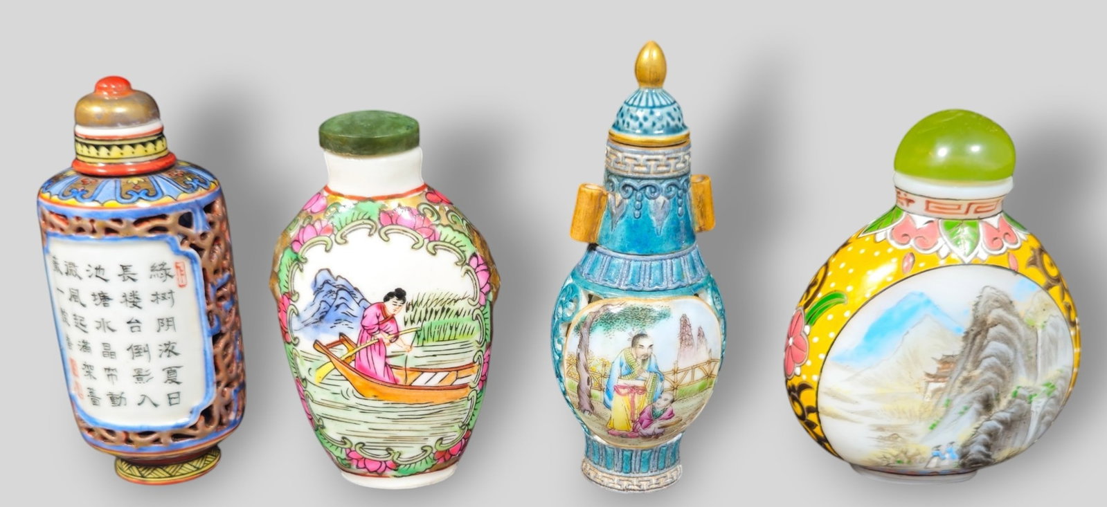 Assembled Chinese Porcelain Snuff Bottles (1 of 17)