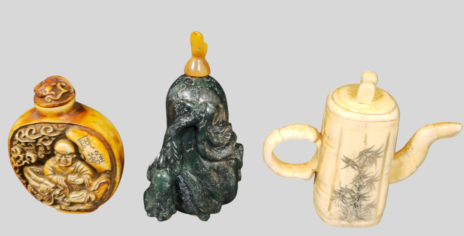 Assembled Chinese Snuff Bottles and Pill Boxes - 4