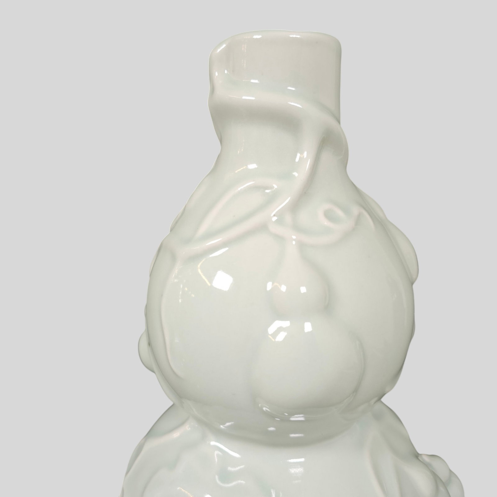 Chinese Celadon Cherry Double Gourd Vases - 2