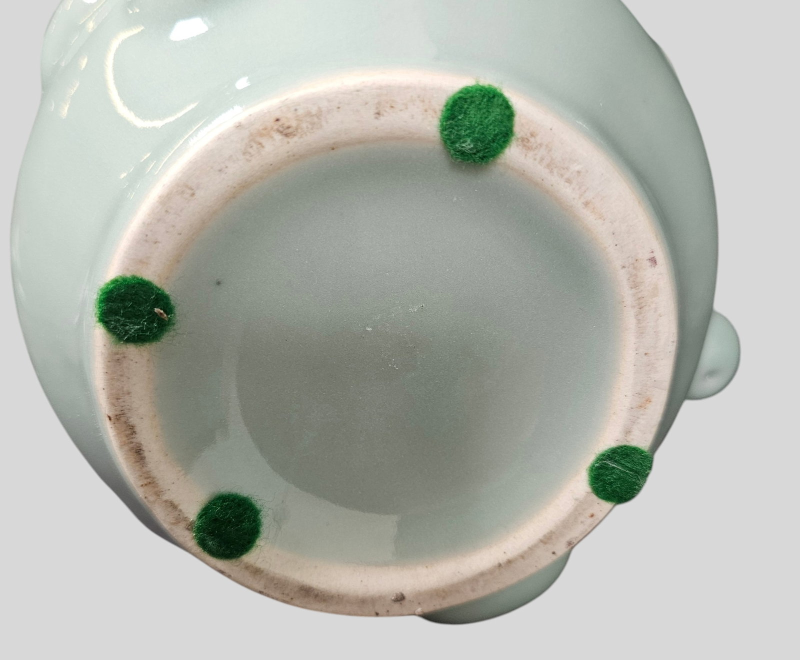 Chinese Celadon Cherry Double Gourd Vases - 8