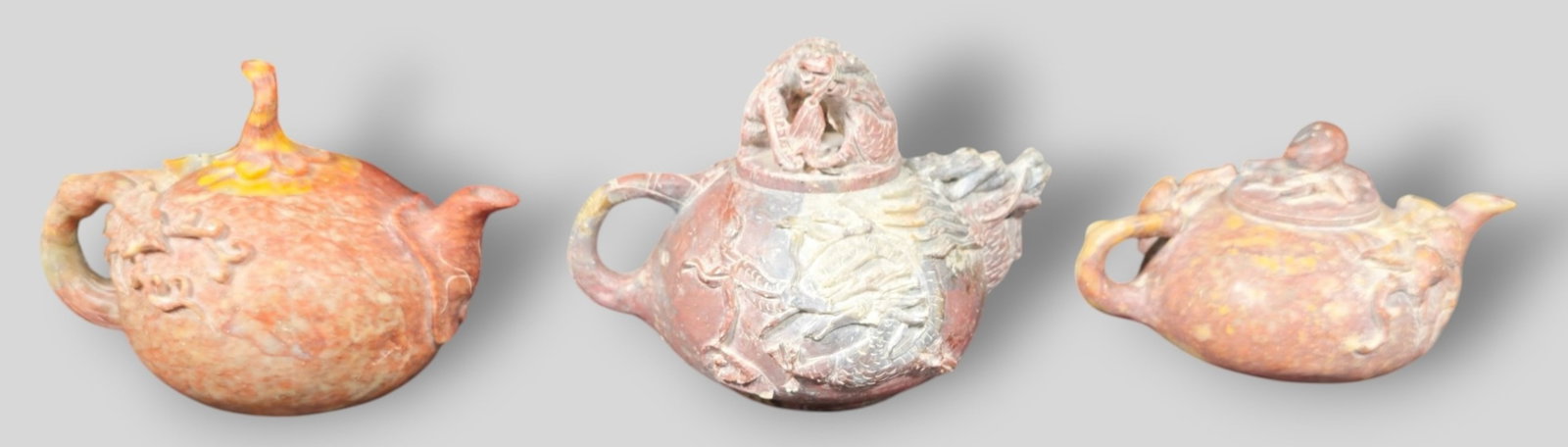 Chinese Shoushan Stone Tea Pots (1 of 18)