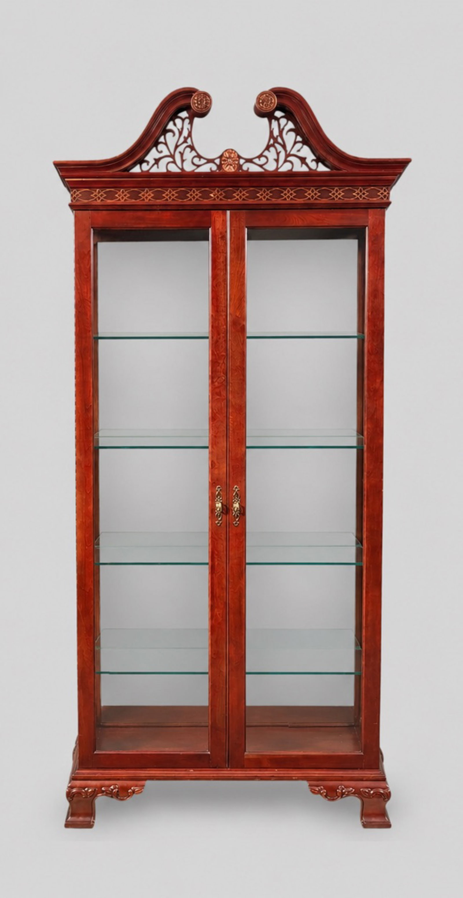 Jasper Cabinet Company Federal Style Curio Cabinet (1 of 16)